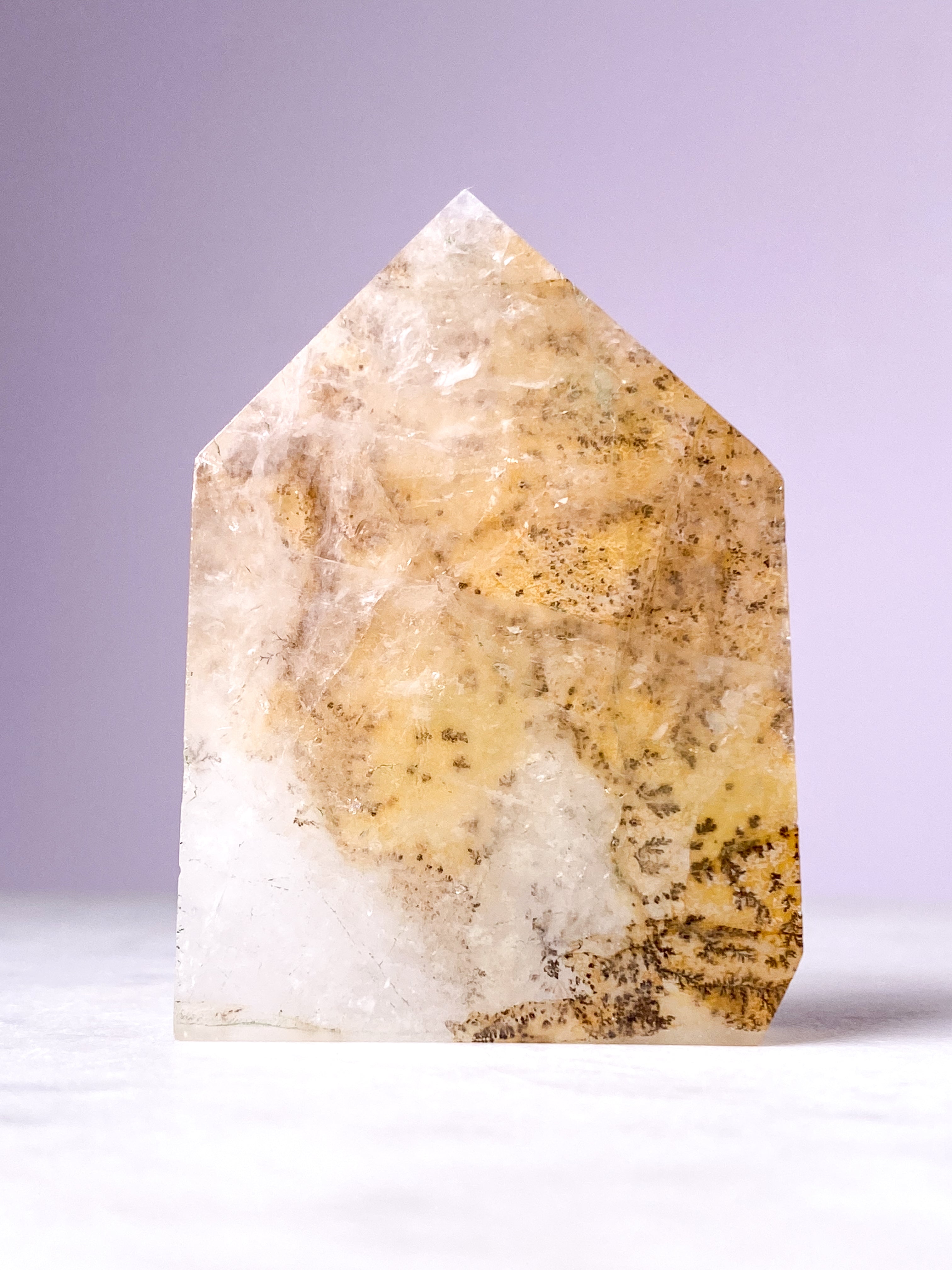 Dendrit Quartz tårn (Nr. 14) Eksklusiv Kvalitet