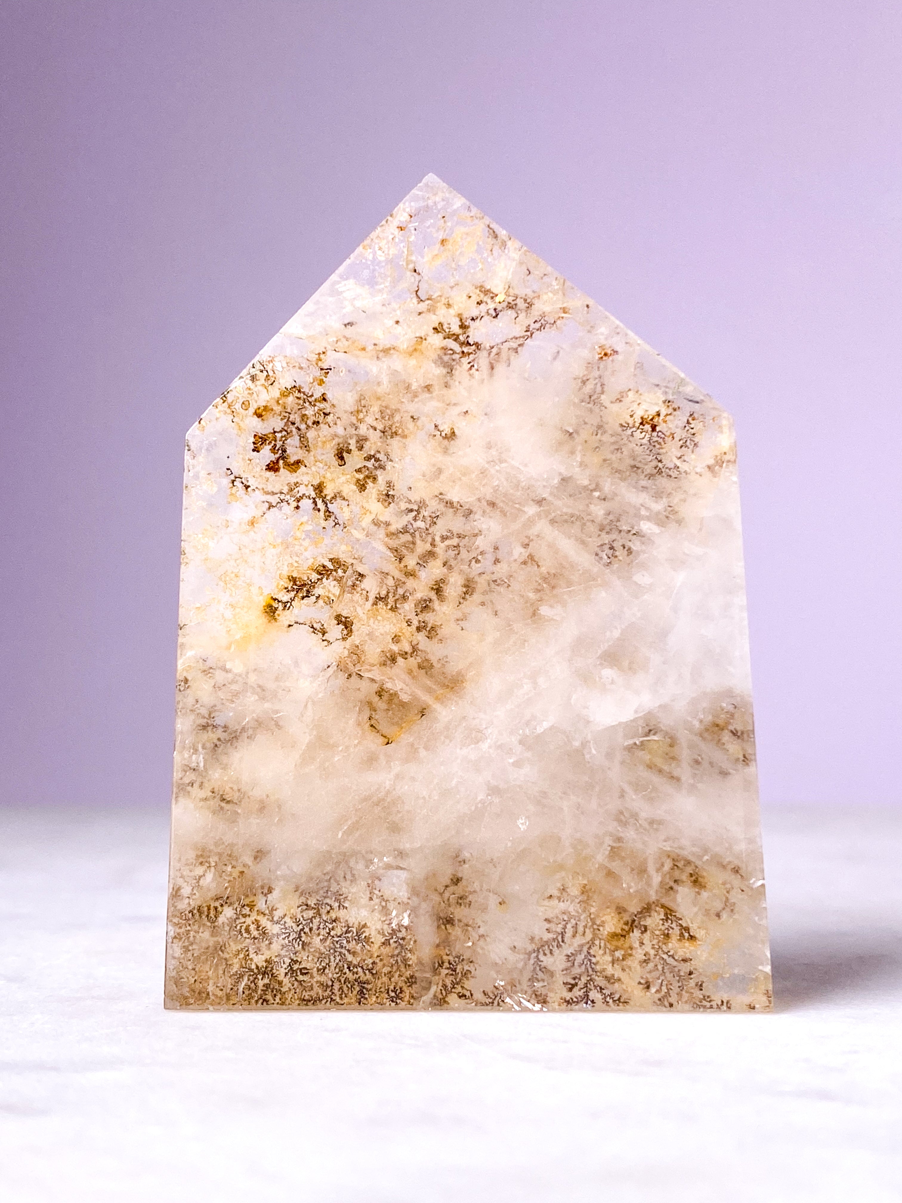 Dendrit Quartz tårn (Nr. 15) Eksklusiv Kvalitet