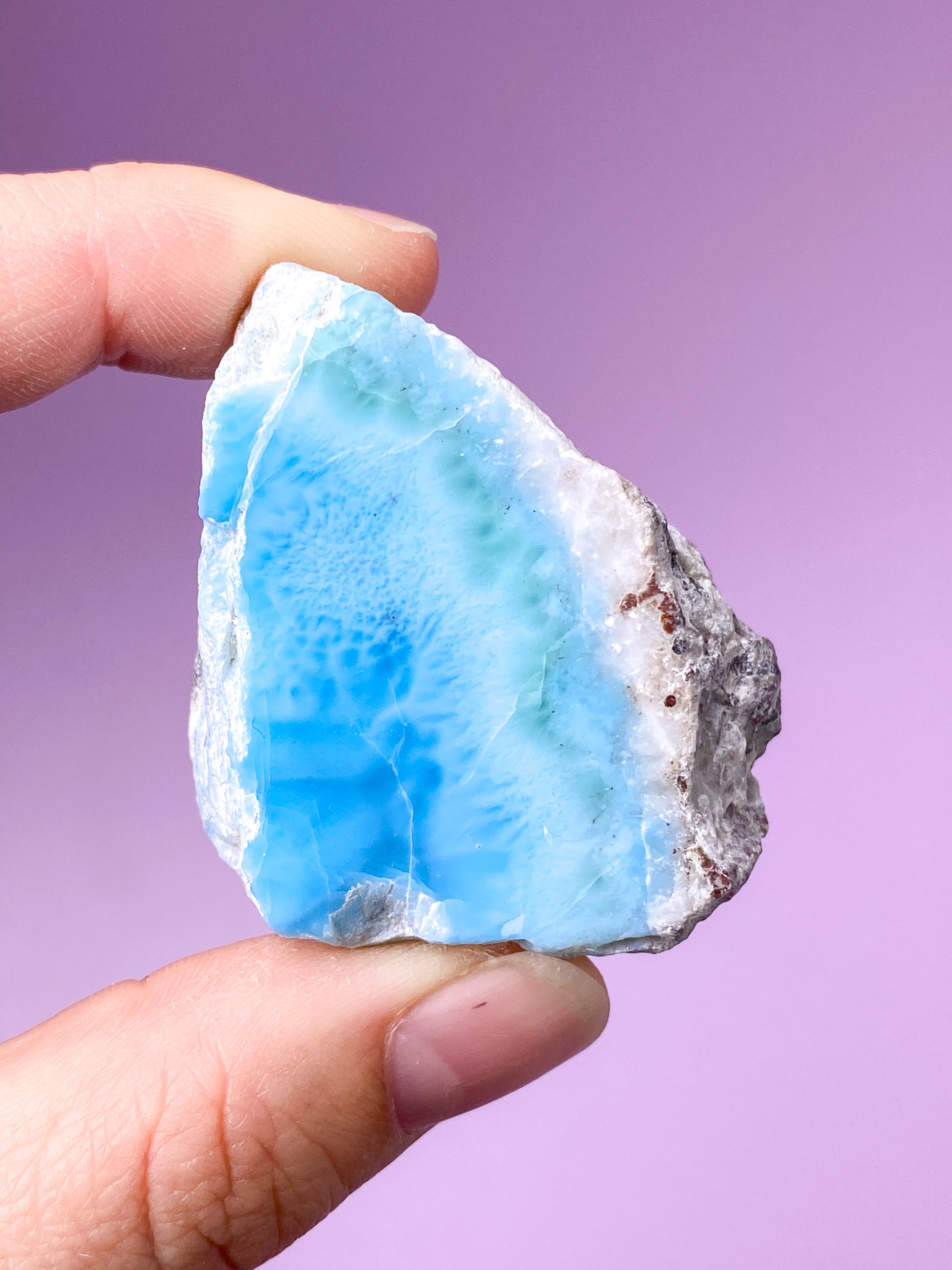 Larimar Semipoleret (Nr. 24)