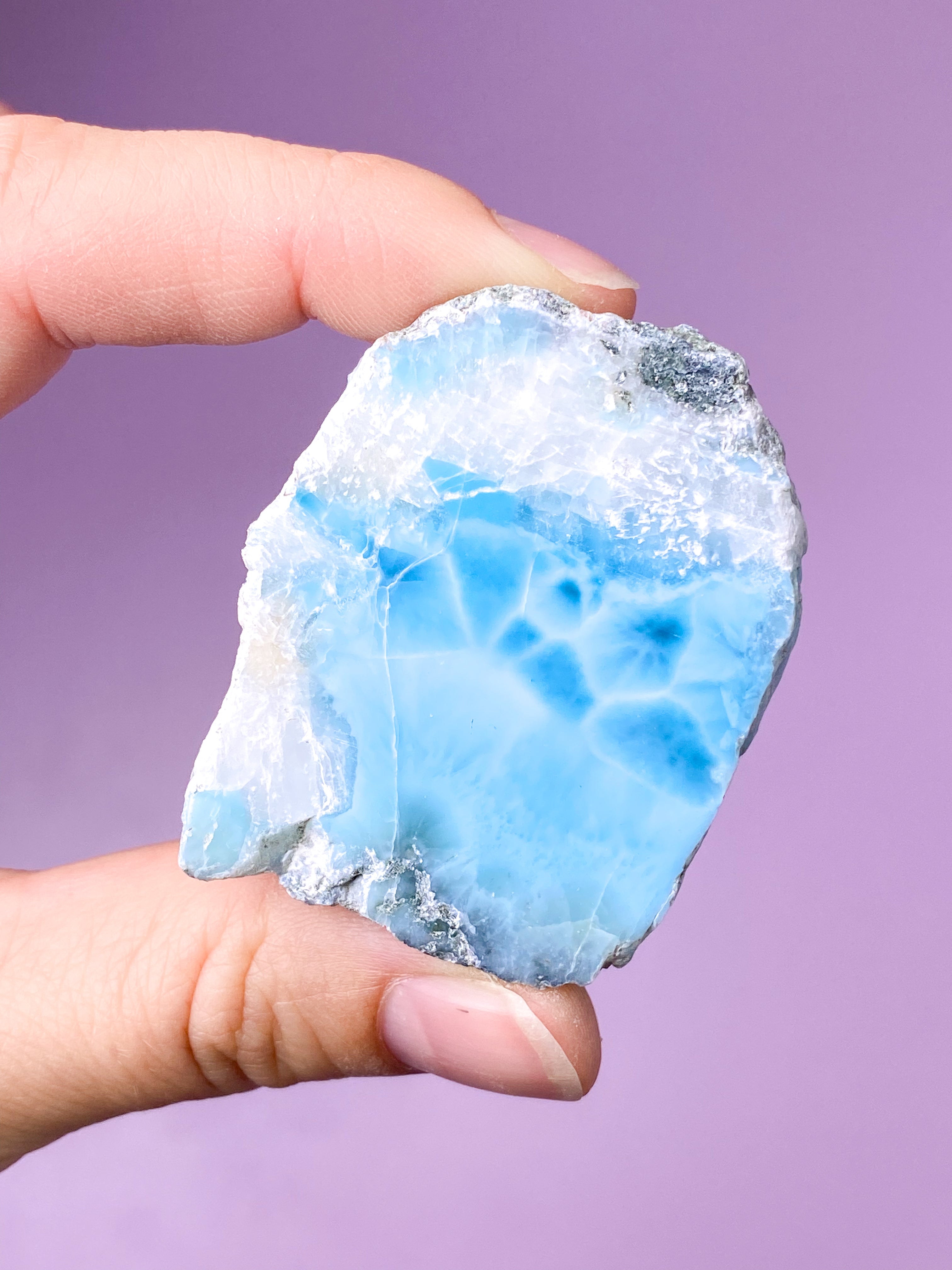 Larimar Semipoleret (Nr. 25)
