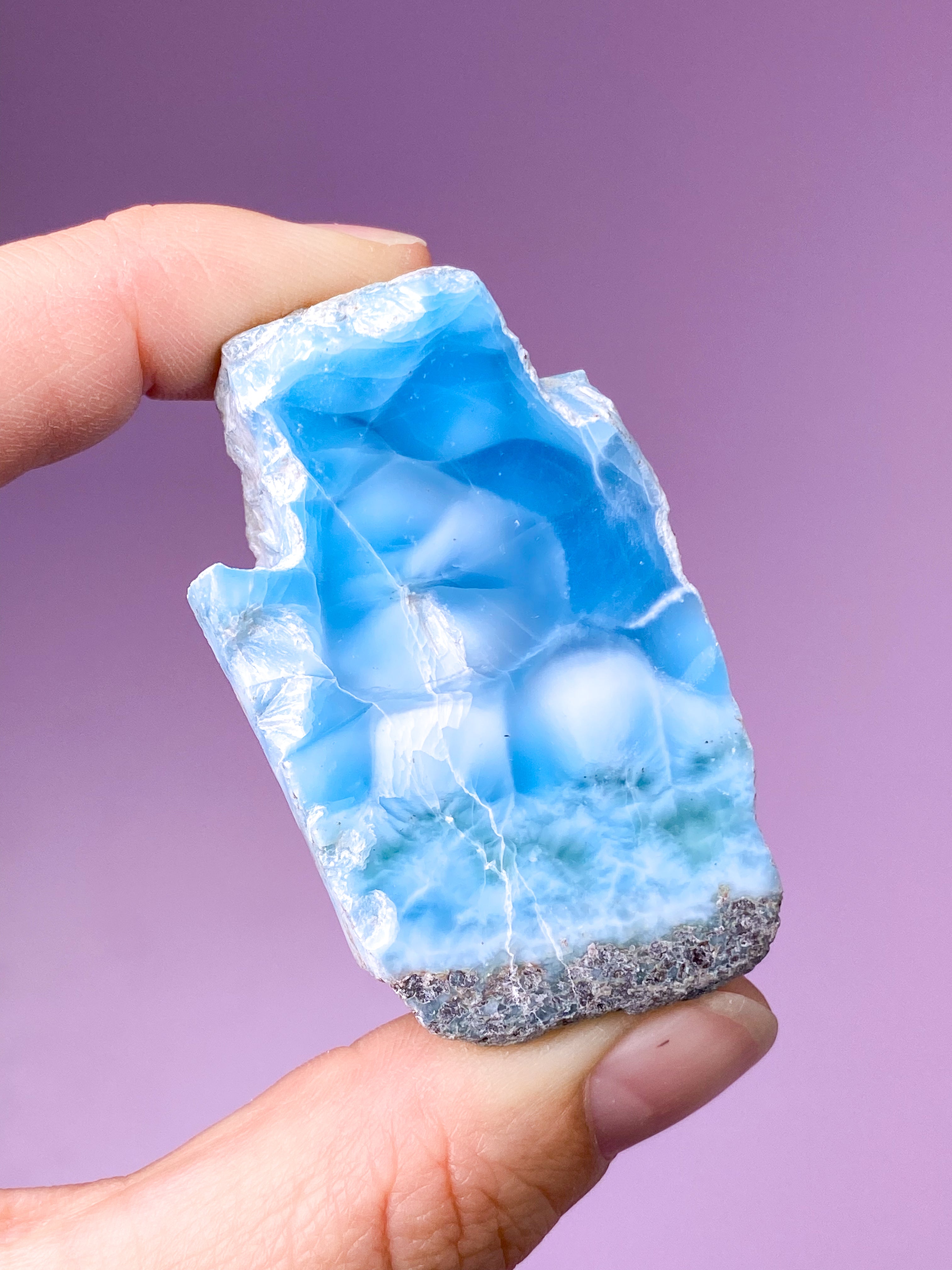 Larimar Semipoleret (Nr. 26)
