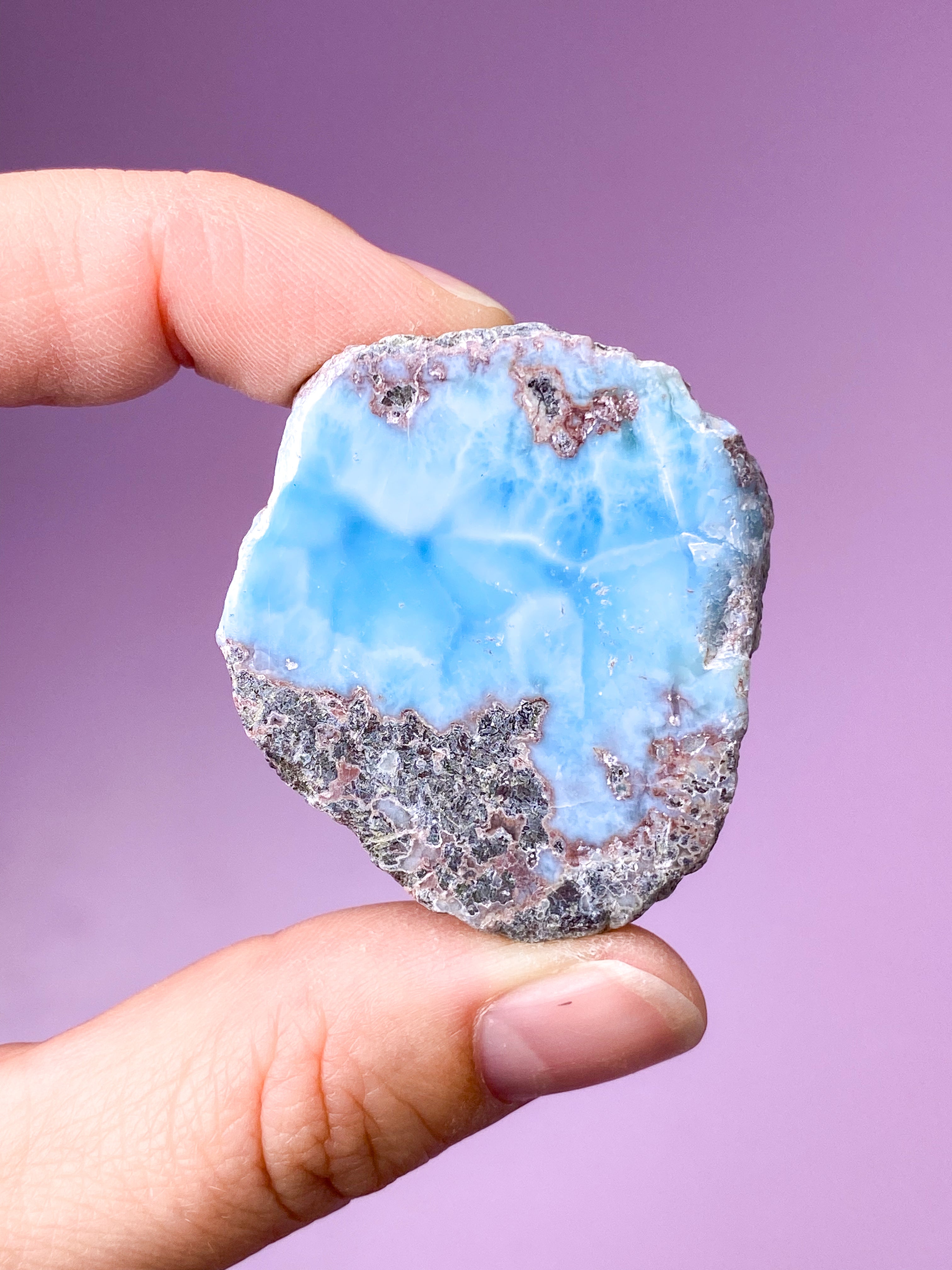 Larimar Semipoleret (Nr. 27)