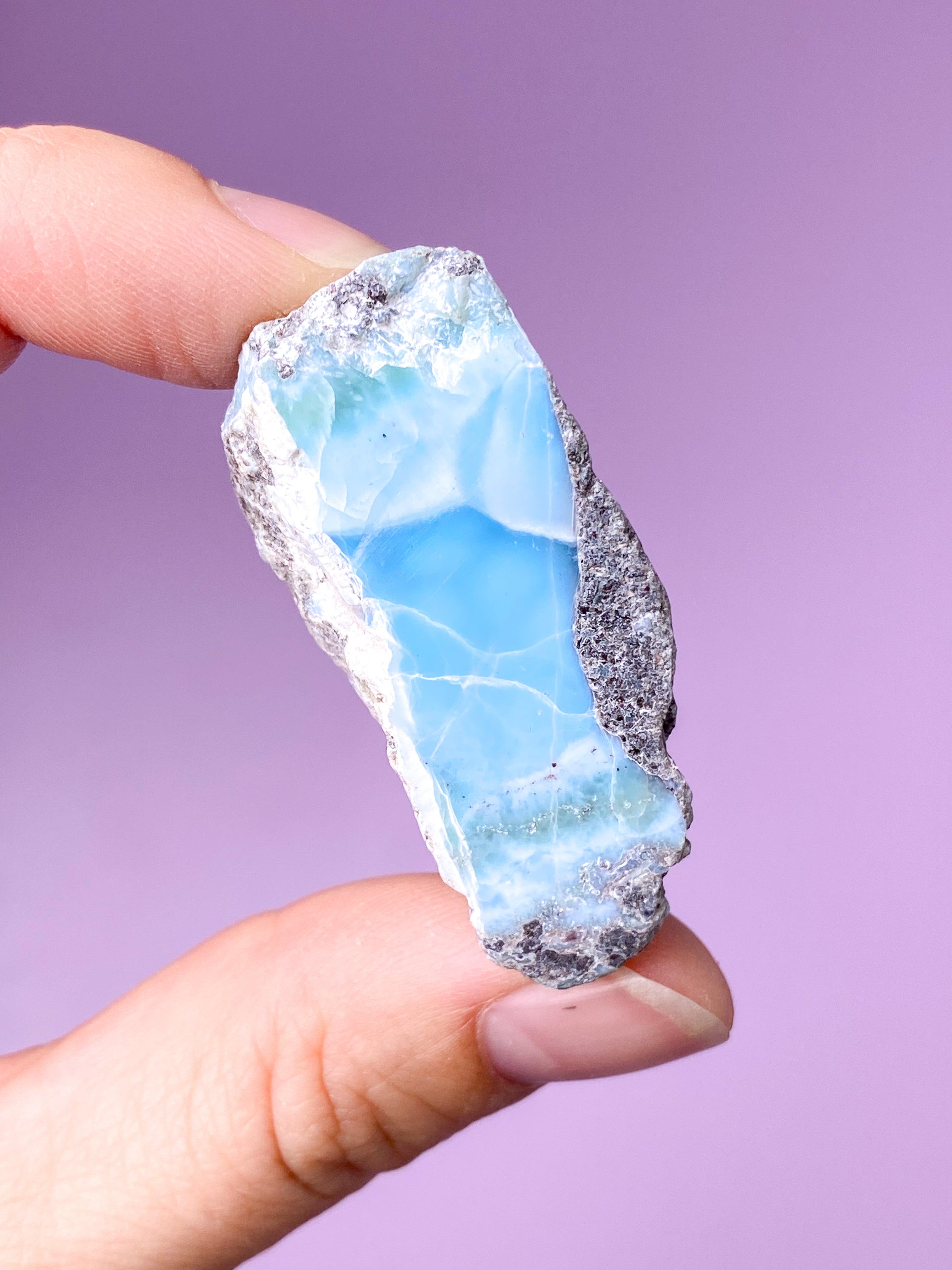 Larimar Semipoleret (Nr. 30)
