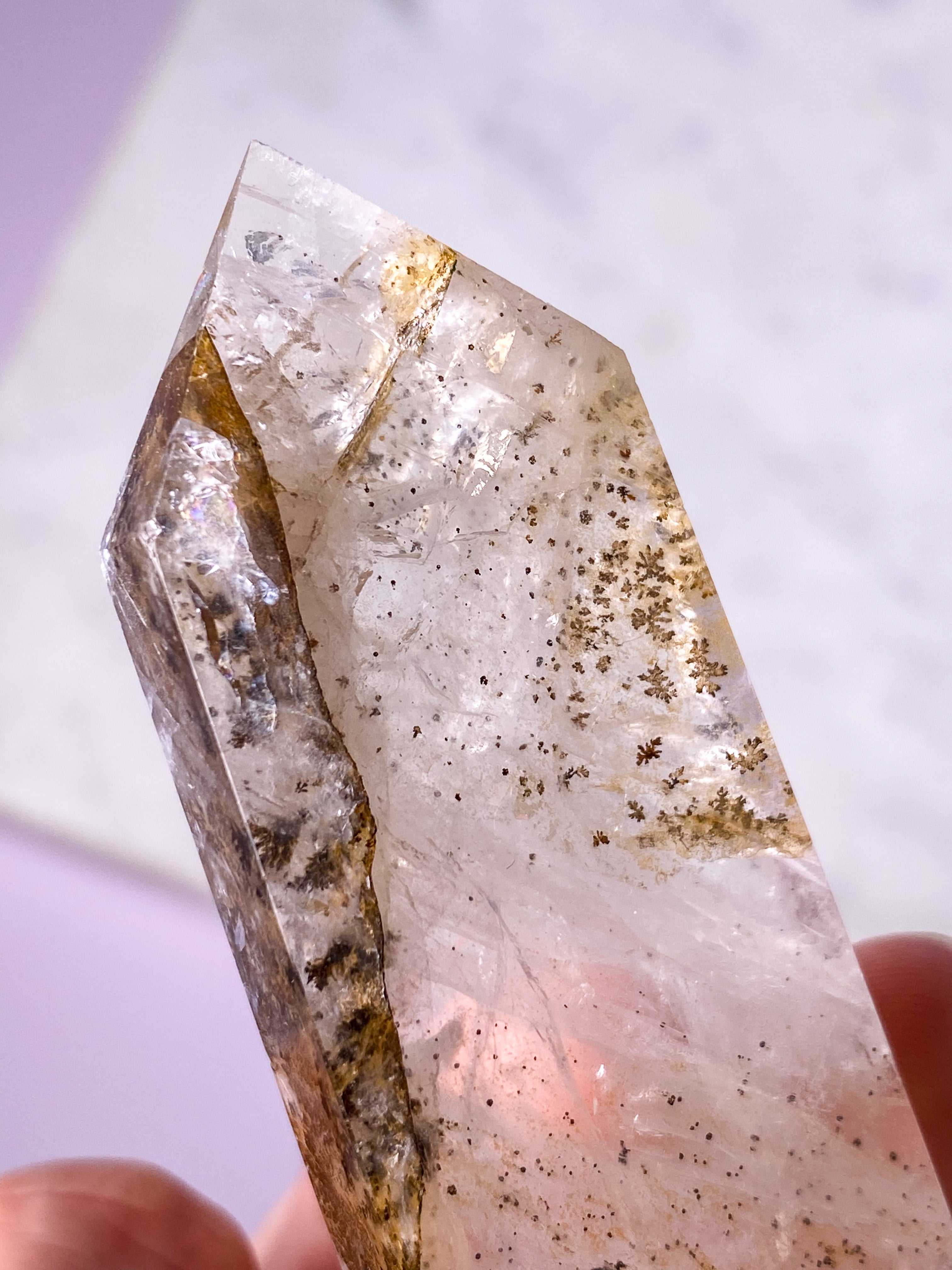 Dendrit Quartz tårn (Nr. 20) Eksklusiv Kvalitet