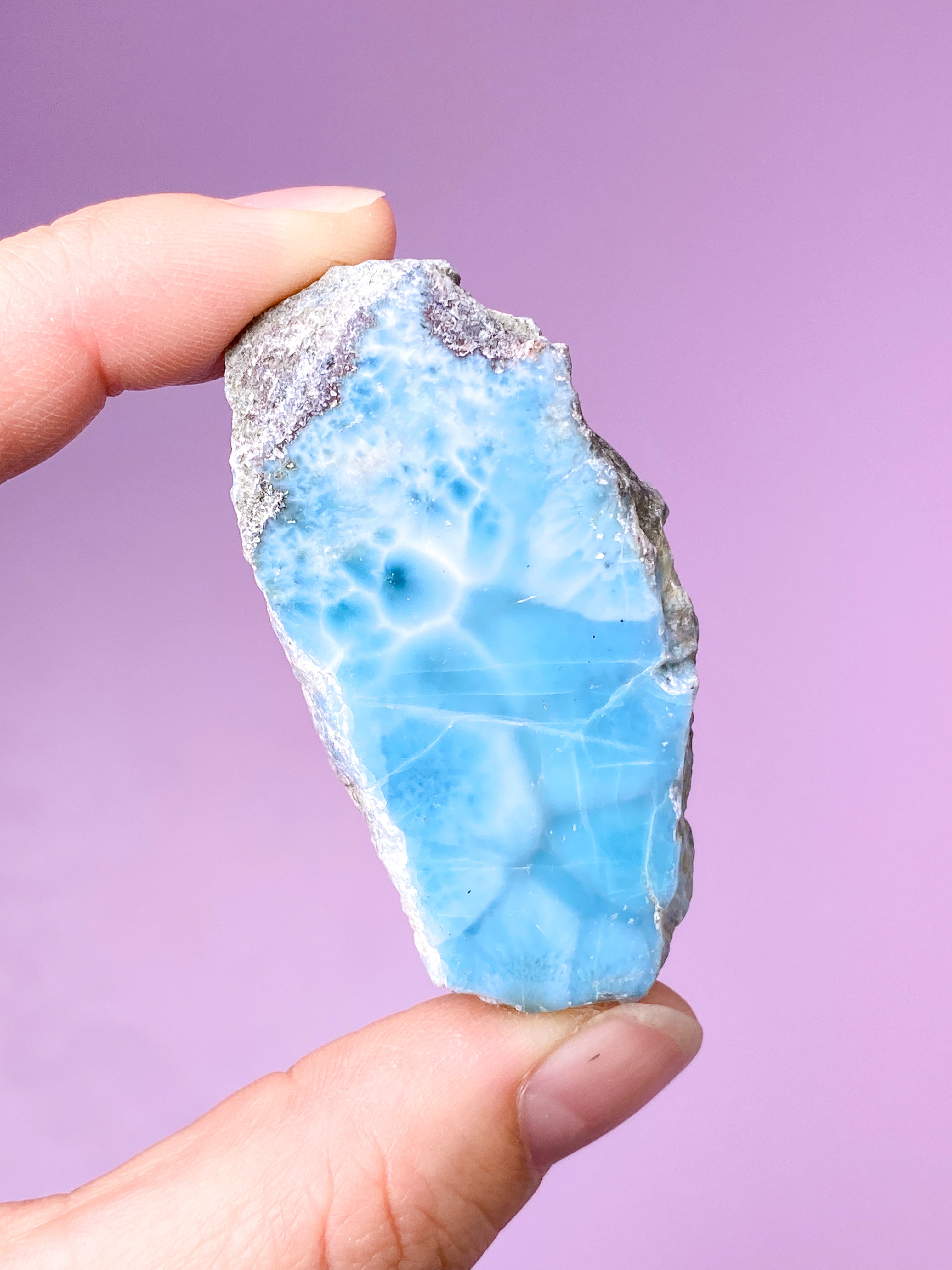Larimar Semipoleret (Nr. 32)