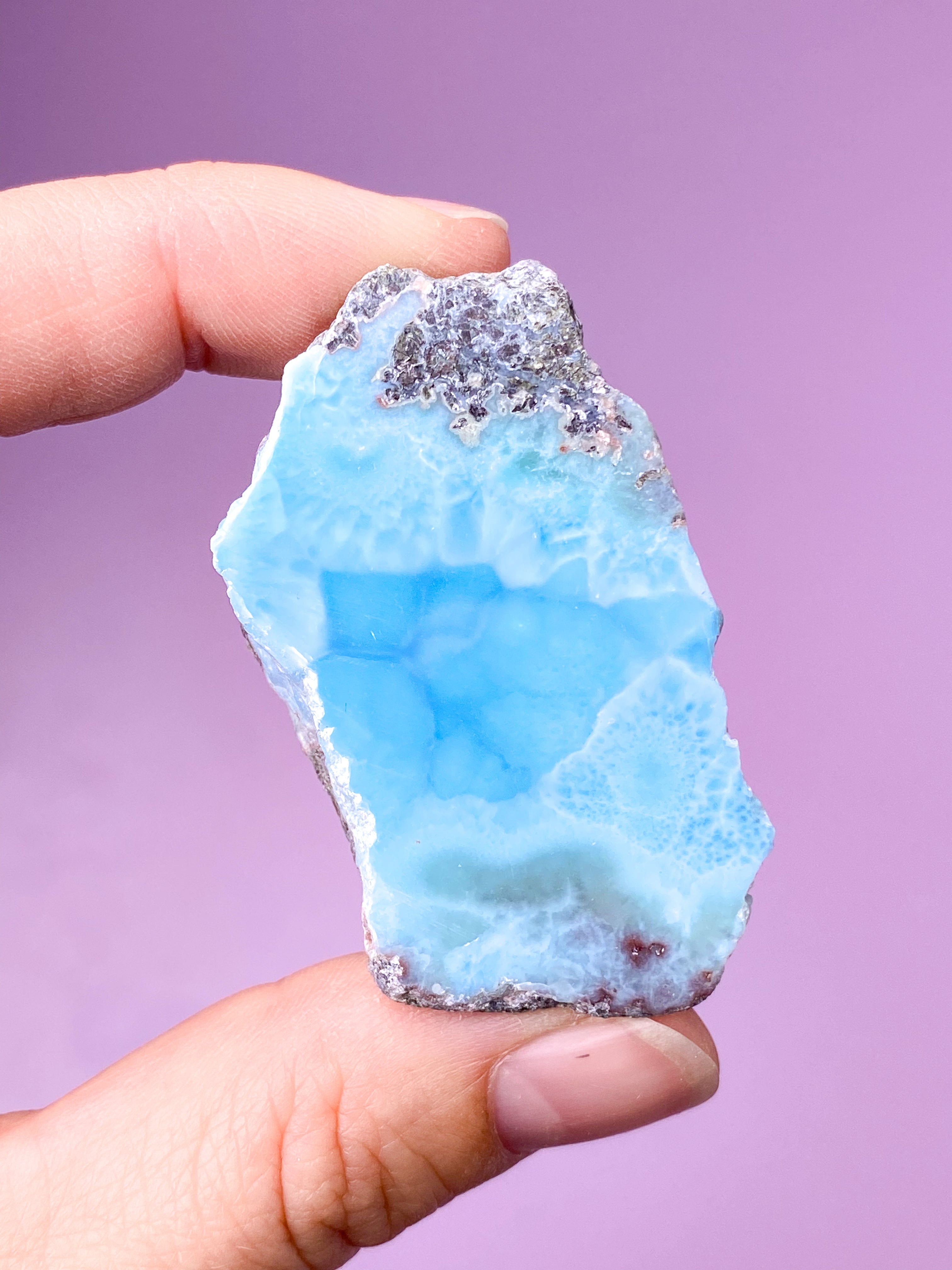 Larimar Semipoleret (Nr. 33)