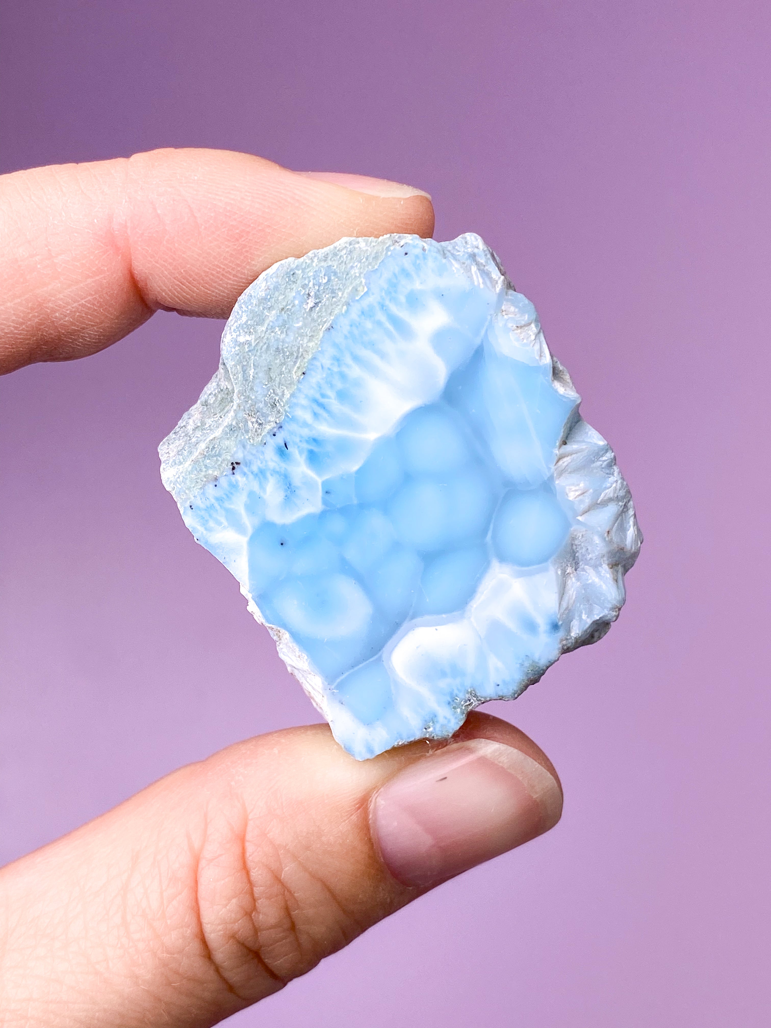 Larimar Semipoleret (Nr. 35)