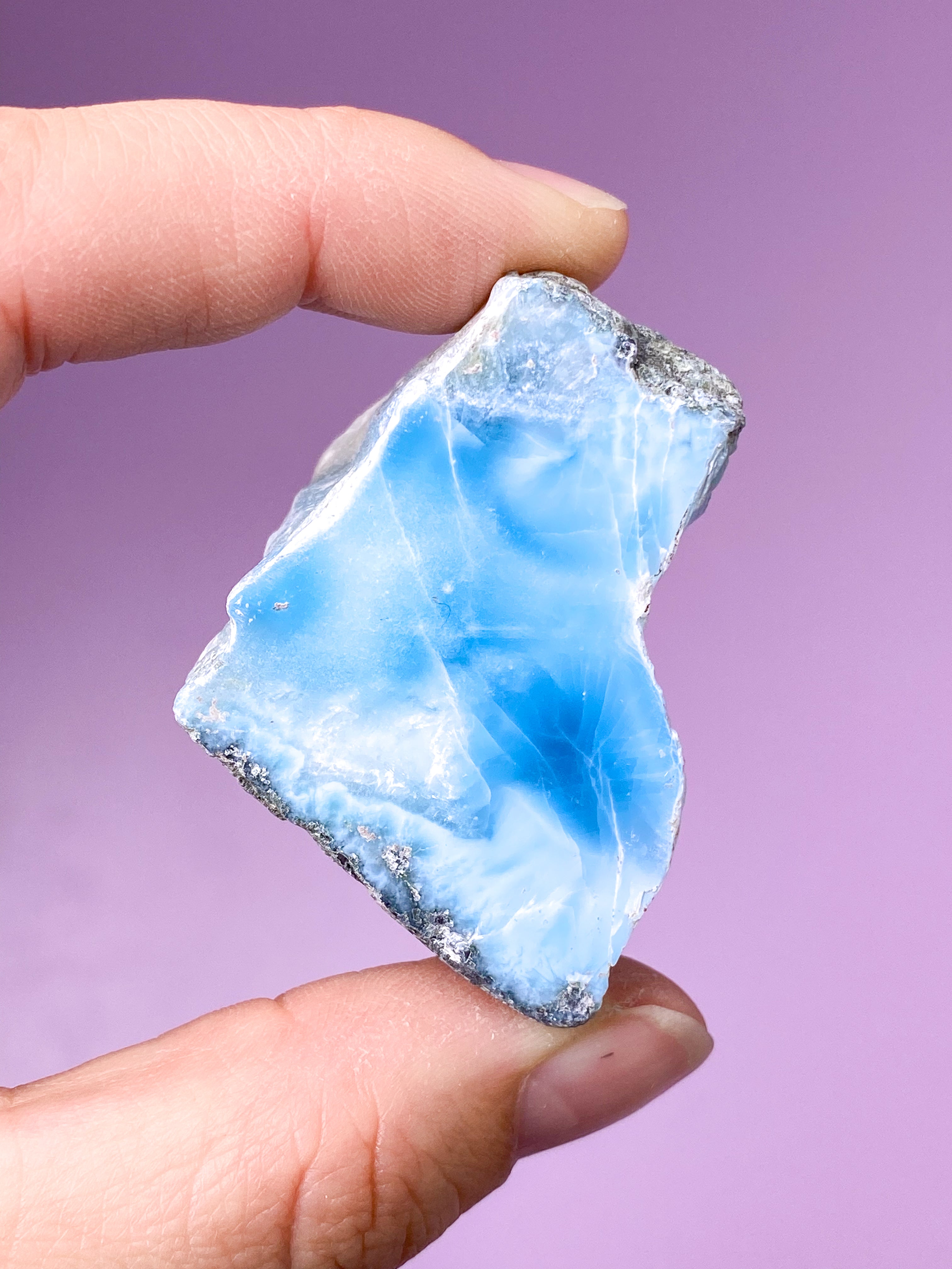 Larimar Semipoleret (Nr. 36)