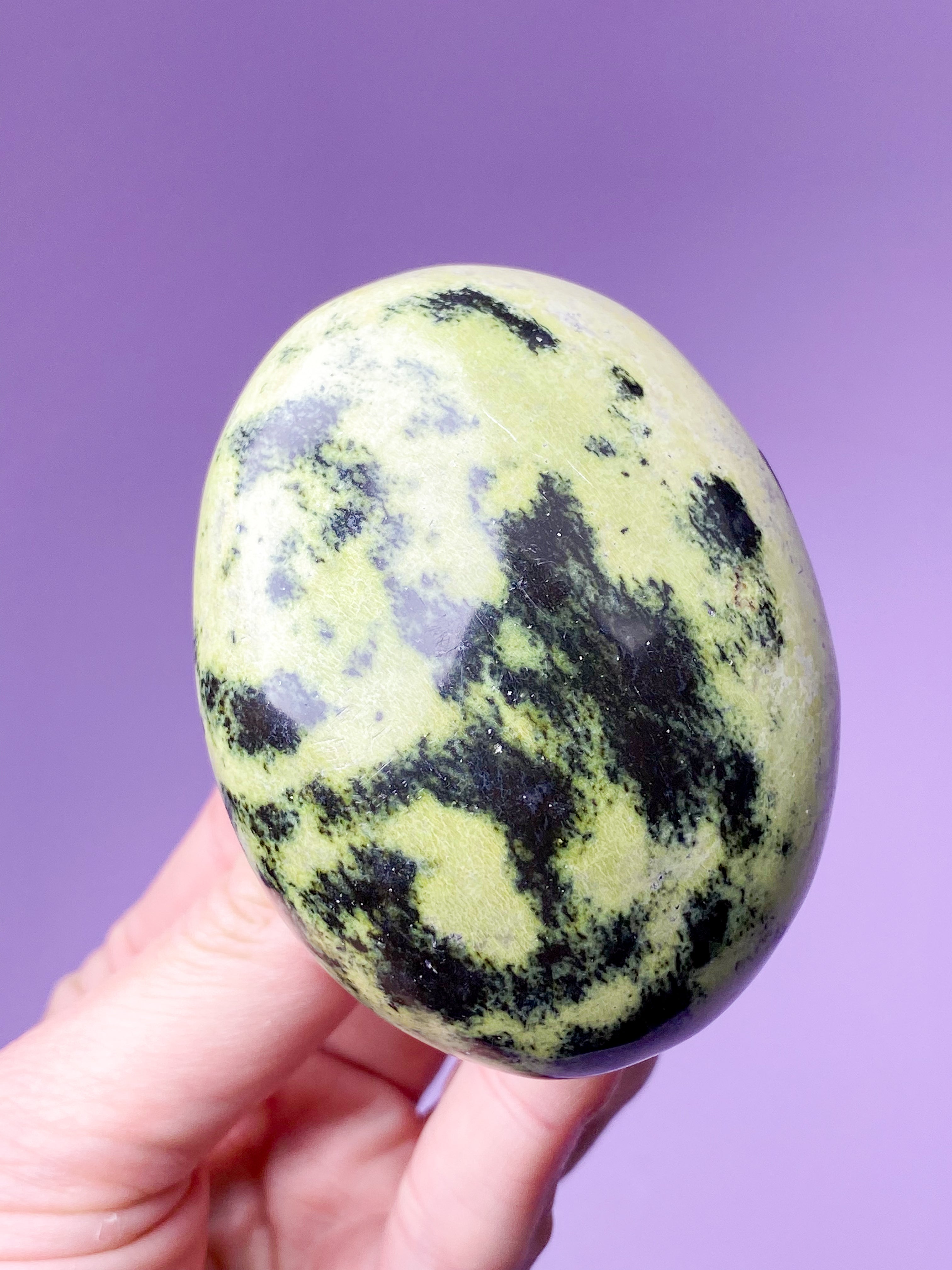 Leopard Serpentin Palmstone (Nr. 1)