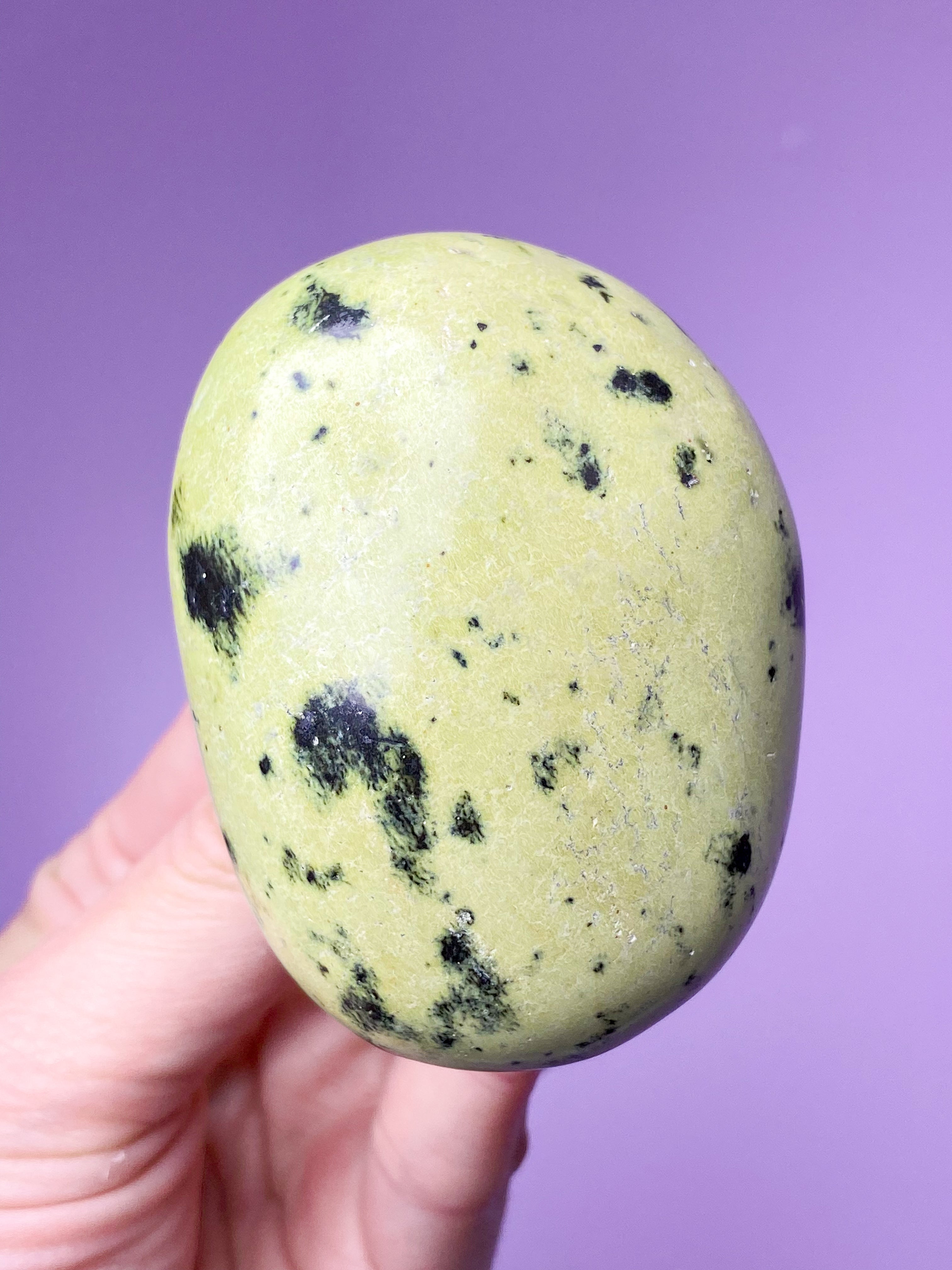 Leopard Serpentin Palmstone (Nr. 3)
