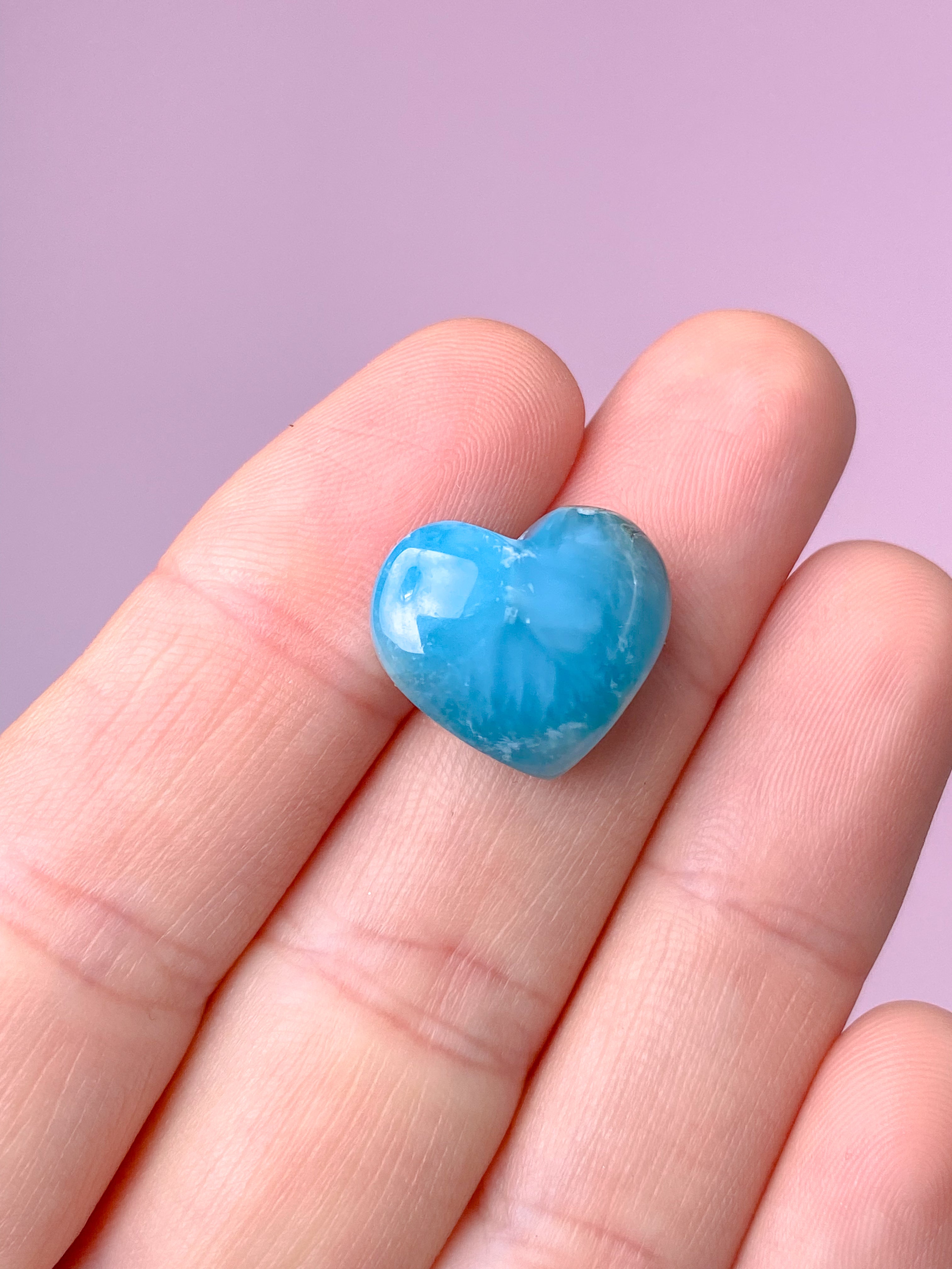 Larimar Hjerte (Nr. 4) Eksklusiv Kvalitet