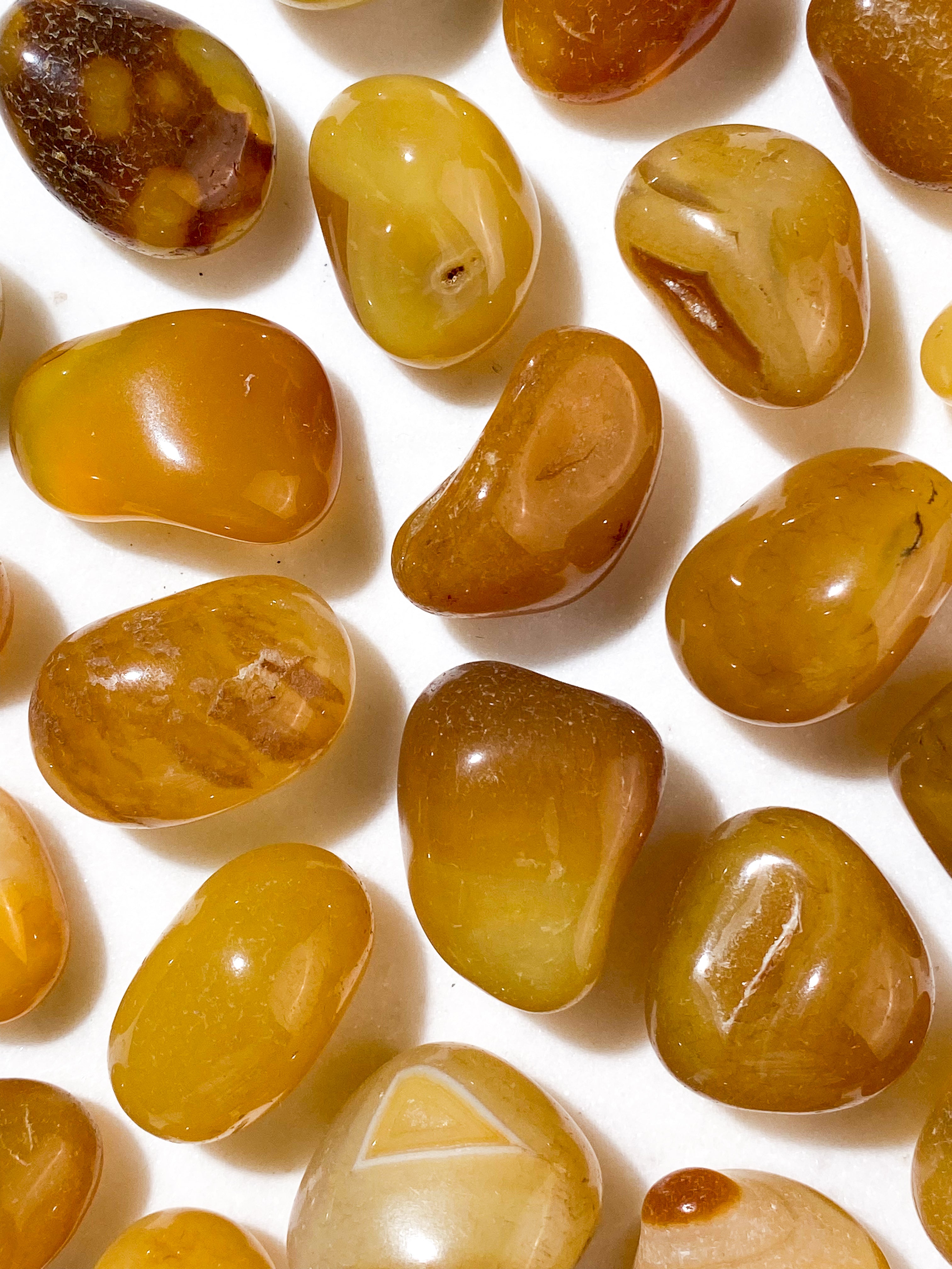 Yellow Agate Polished