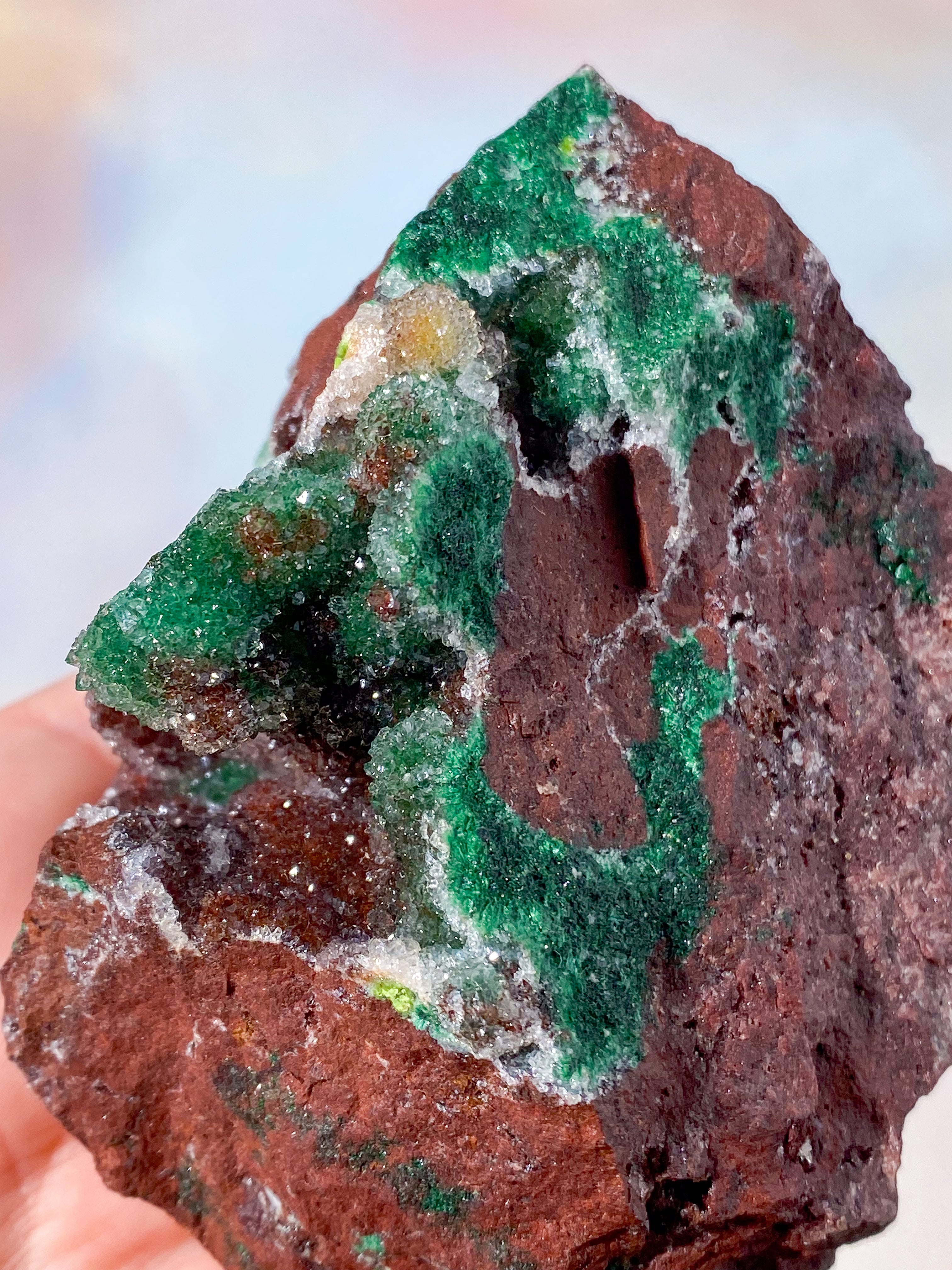 Druzykulmalakitkluster (Nr 1)