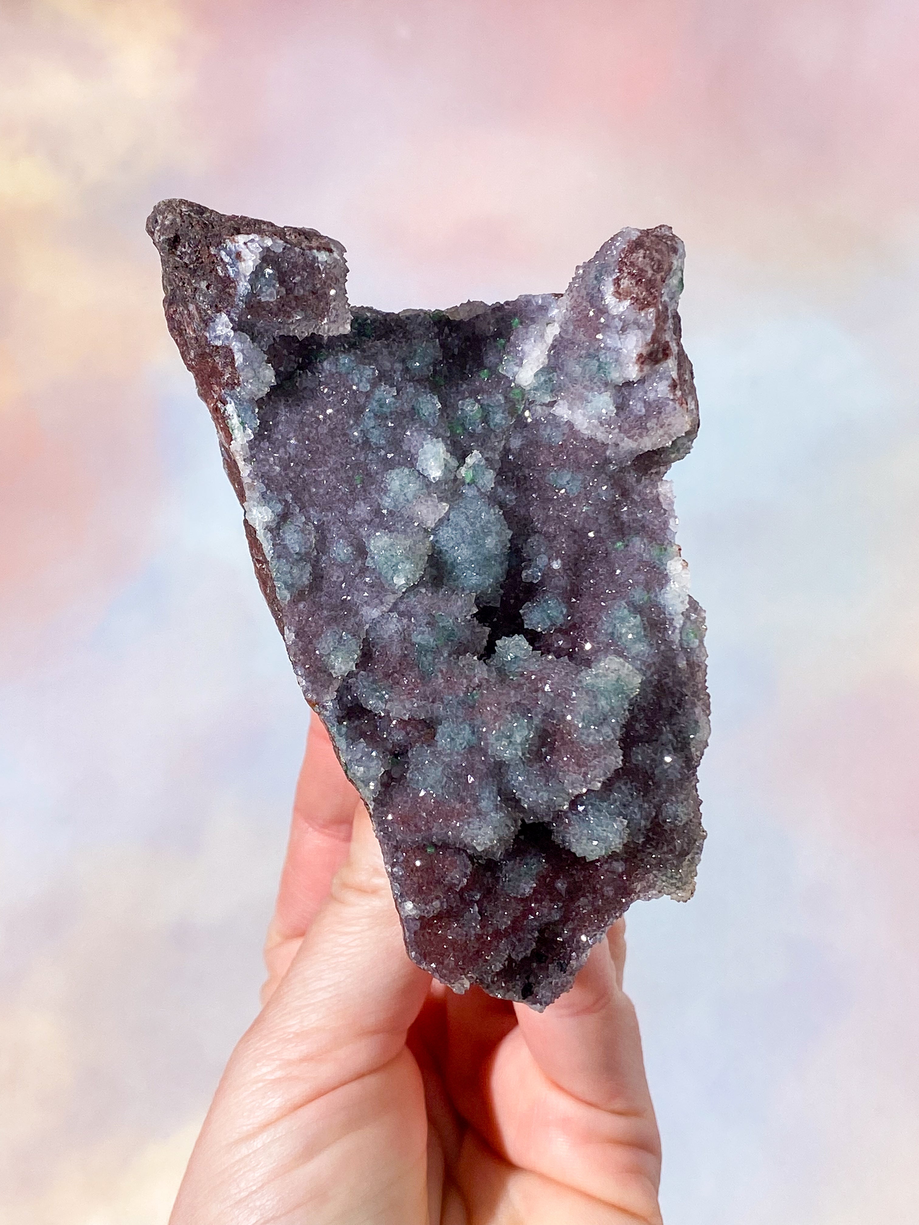 Druzy kula Malakit kluster (Nr. 2)