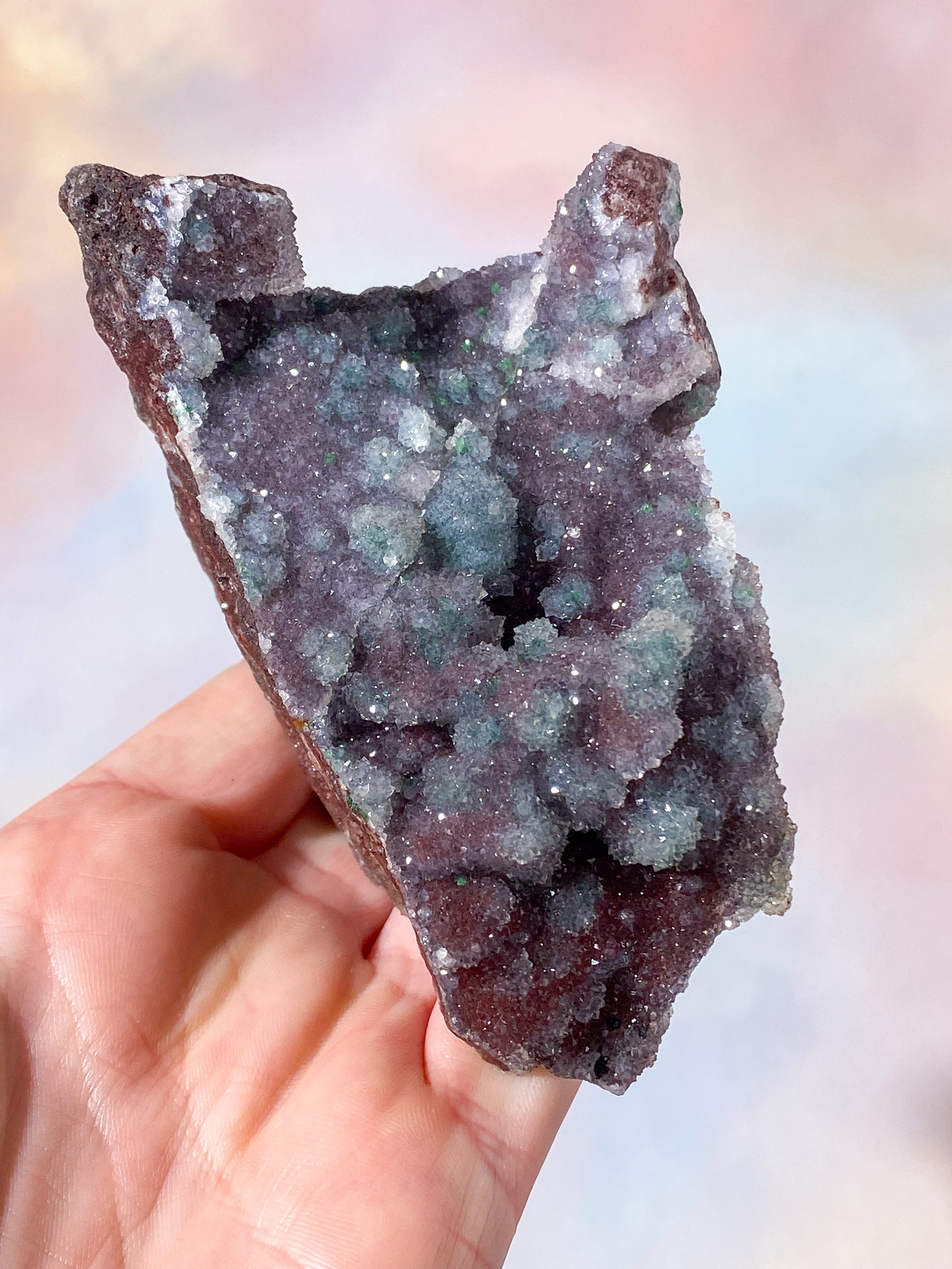 Druzy kula Malakit kluster (Nr. 2)