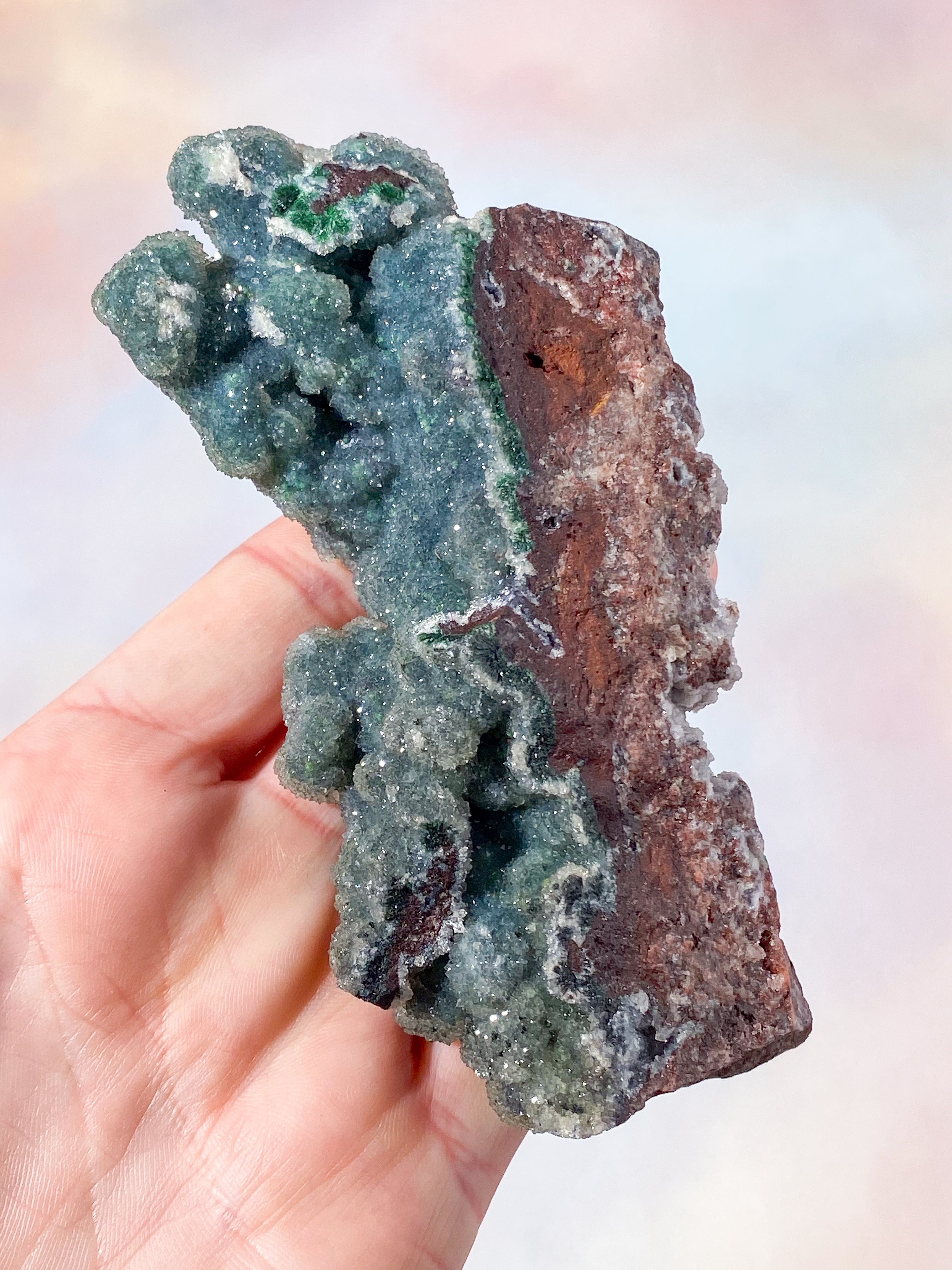 Druzy-kula Malakitkluster (Nr 4)