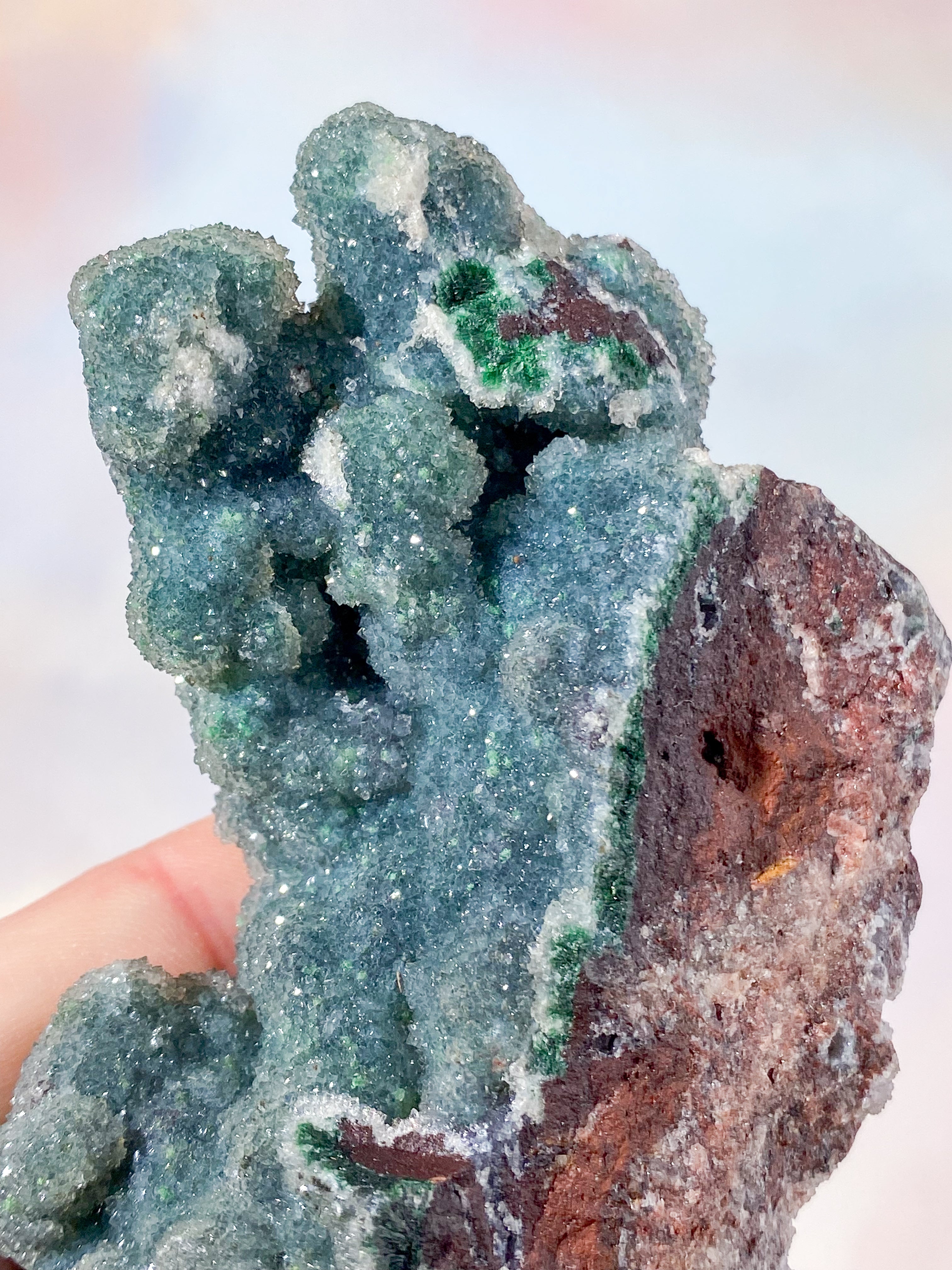 Druzy-kula Malakitkluster (Nr 4)