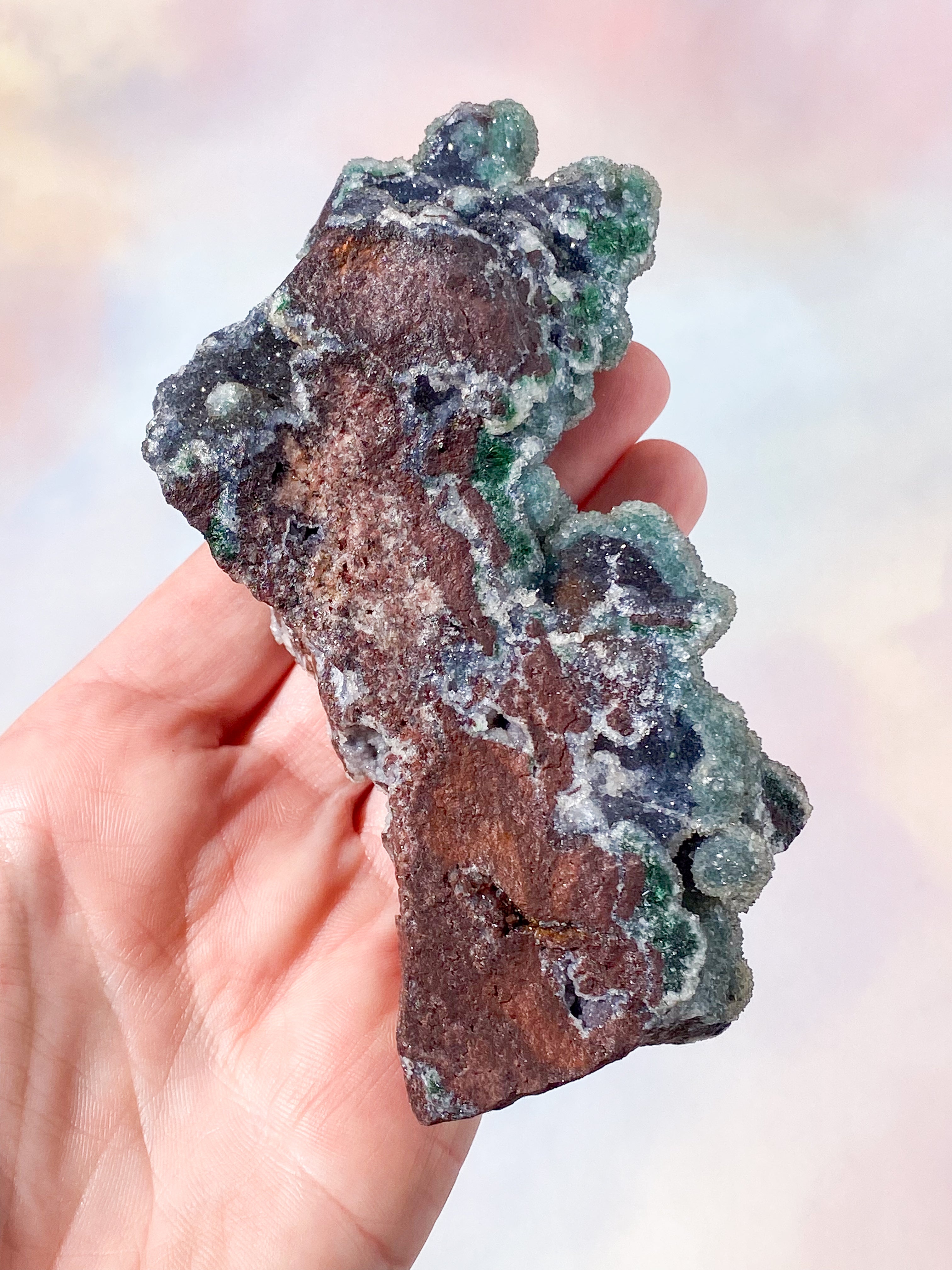 Druzy-kula Malakitkluster (Nr 4)