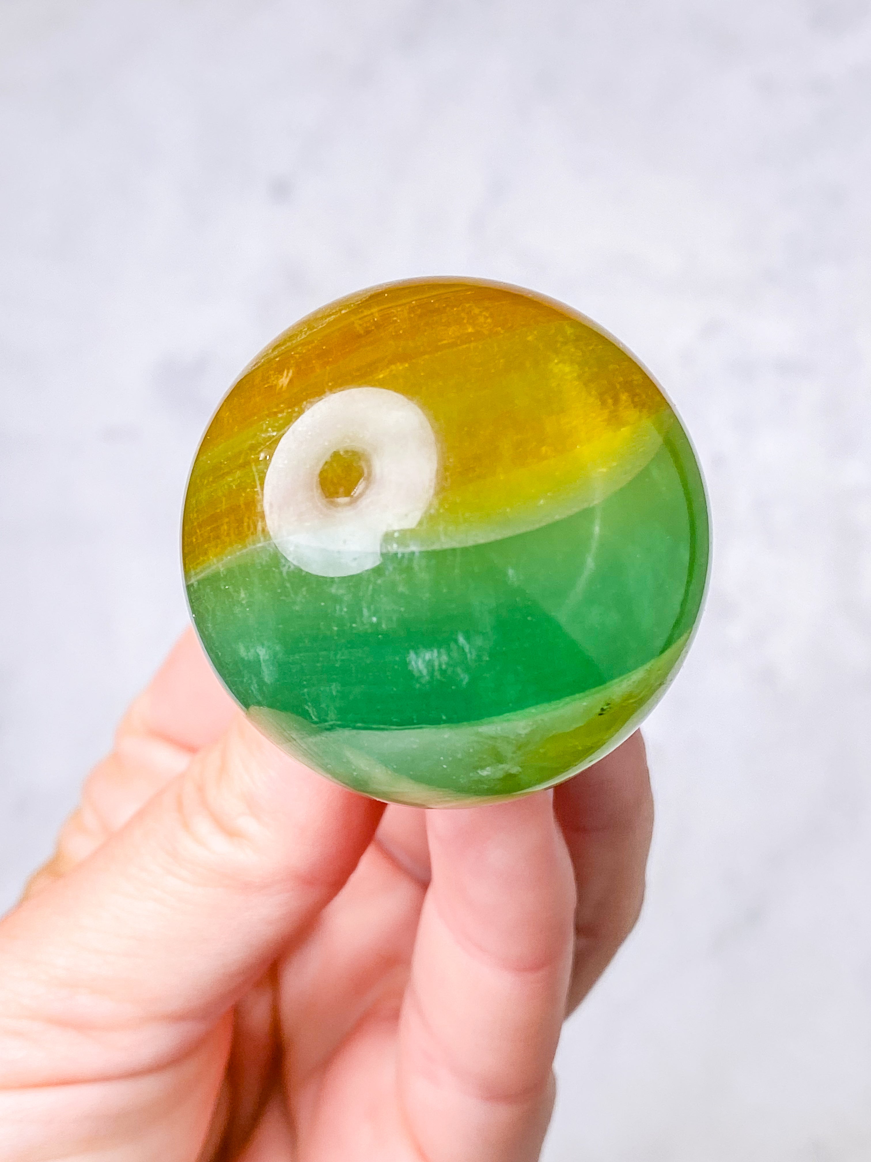 Mango Fluorit Kugle (Nr. 2)
