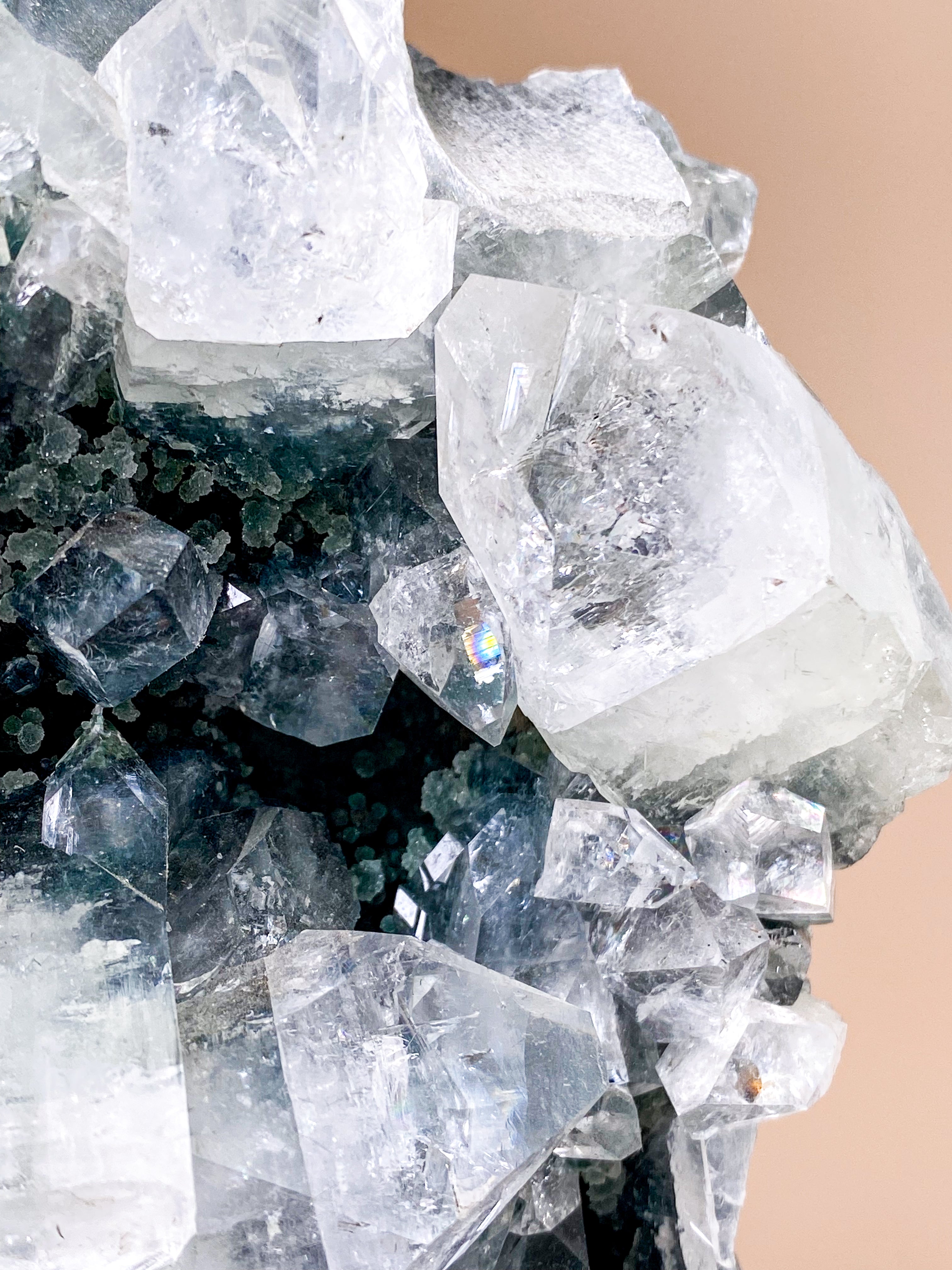 Kæmpe Stående Apophyllit (Nr. 1)