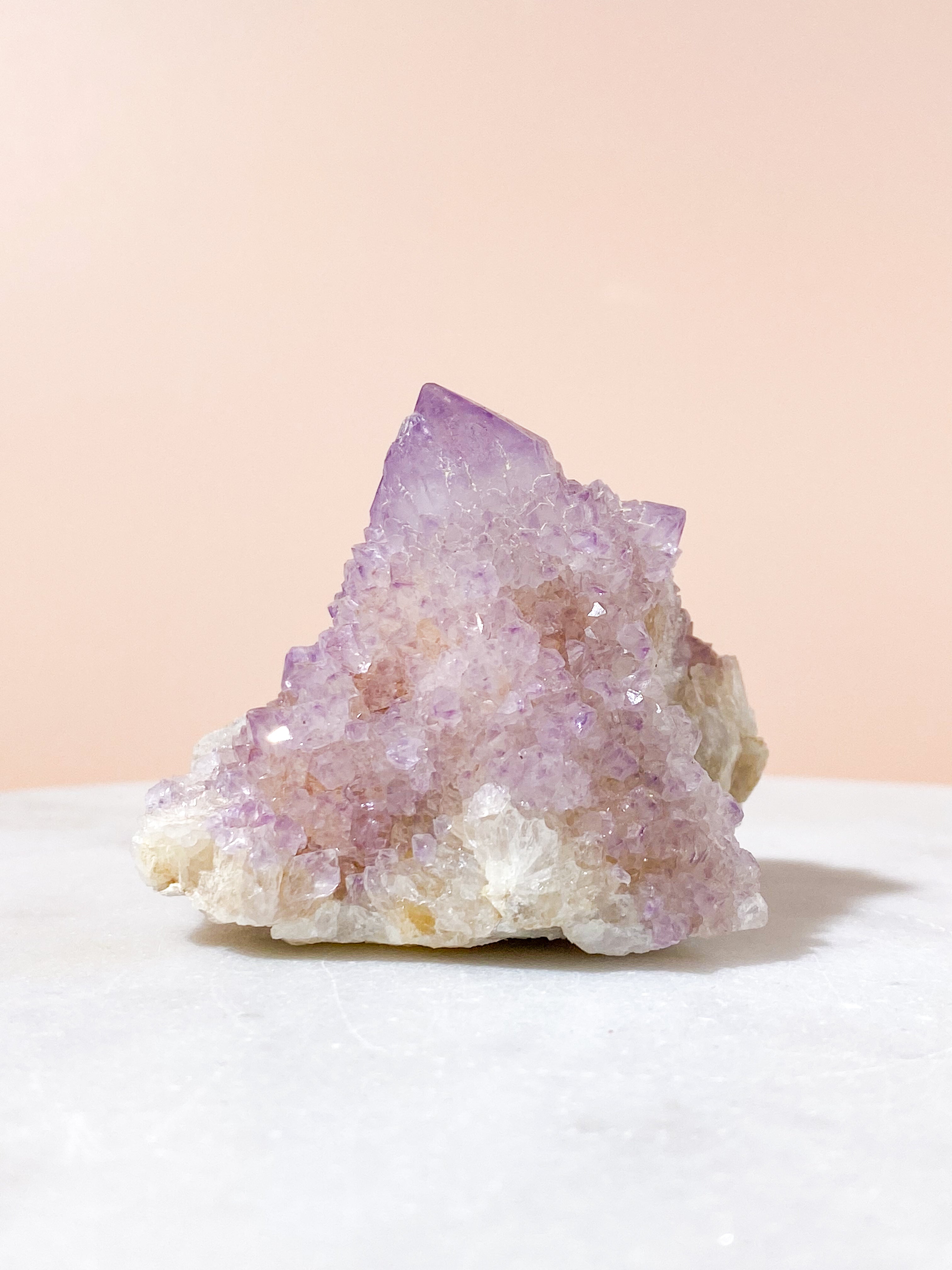 Lille Spirit Quartz Ametyst Klynge (Nr. 4)