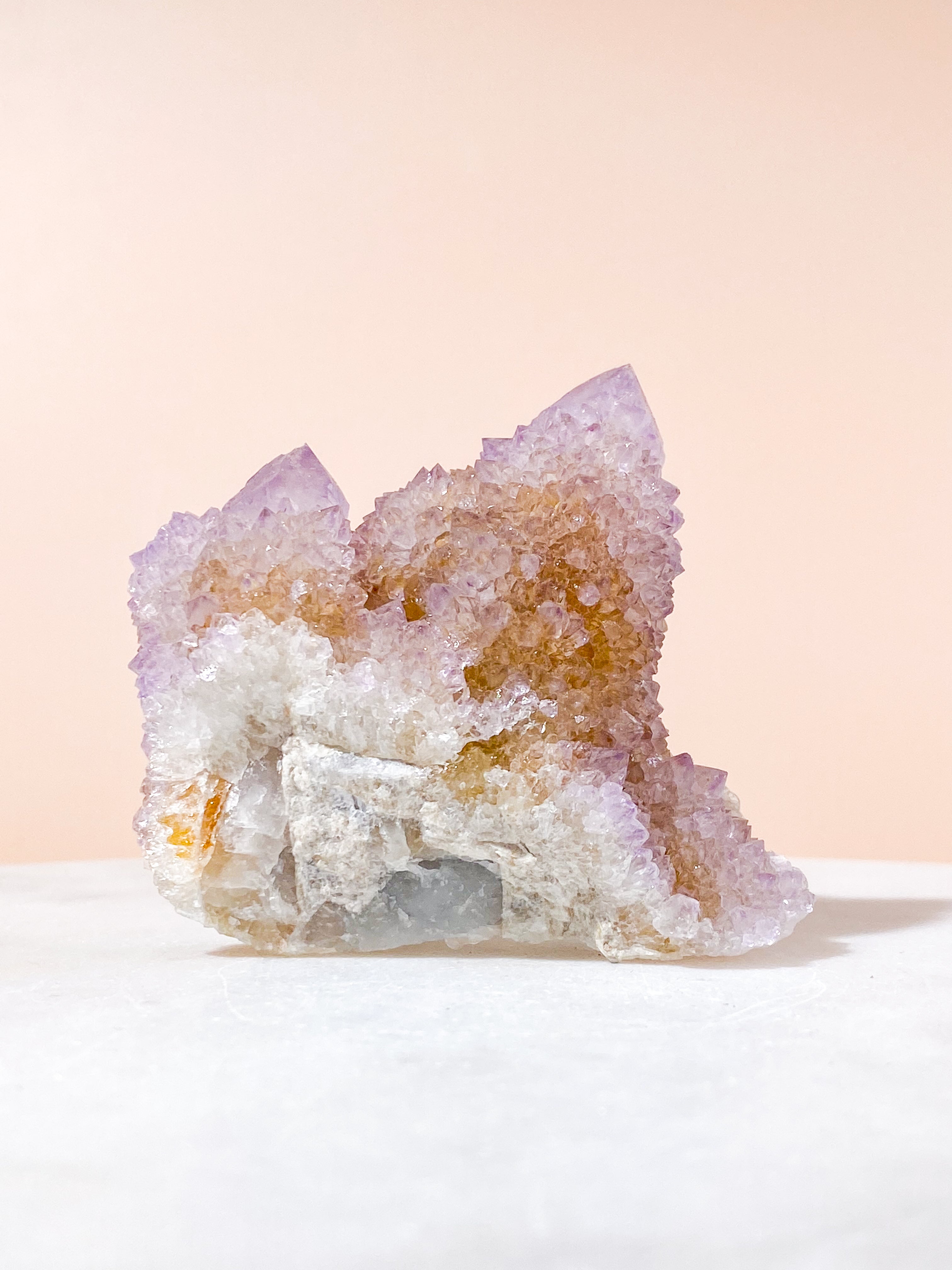 Lille Spirit Quartz Ametyst Klynge (Nr. 7)