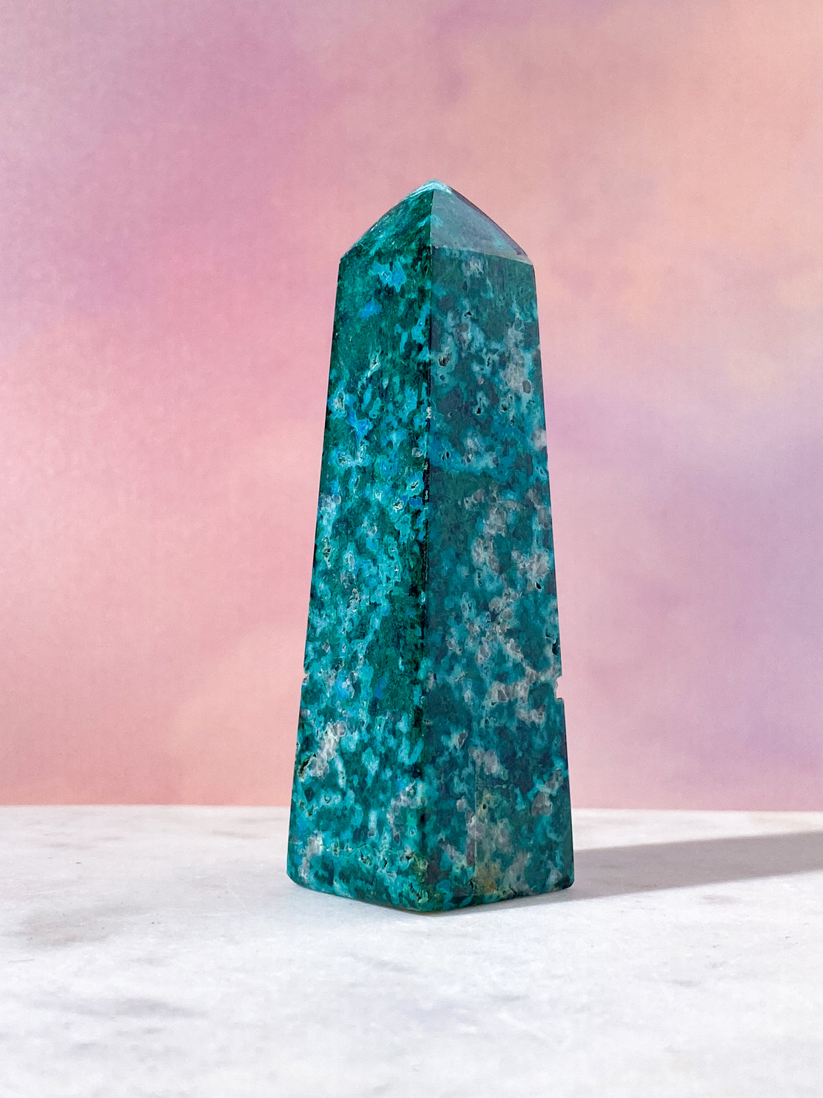 Chrysocolla & Malakit Tårn (Nr. 3)