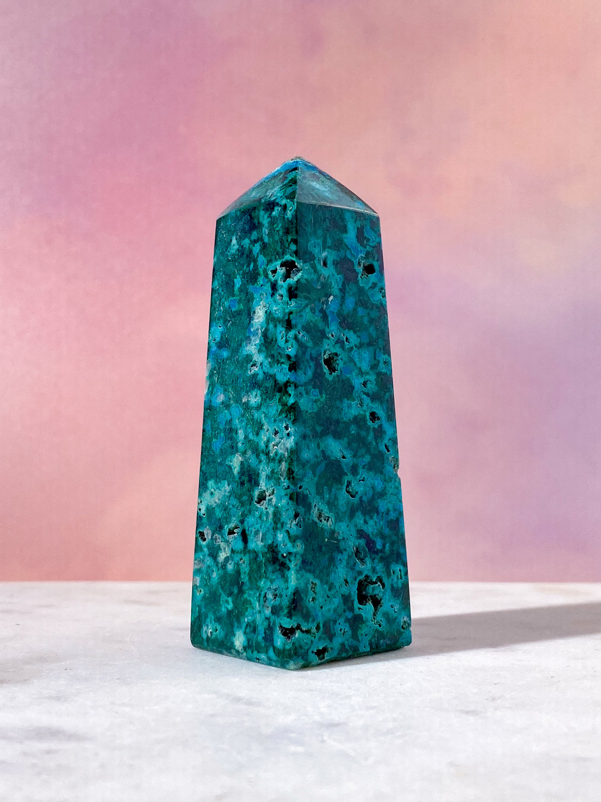 Chrysocolla & Malakit Tårn (Nr. 4)