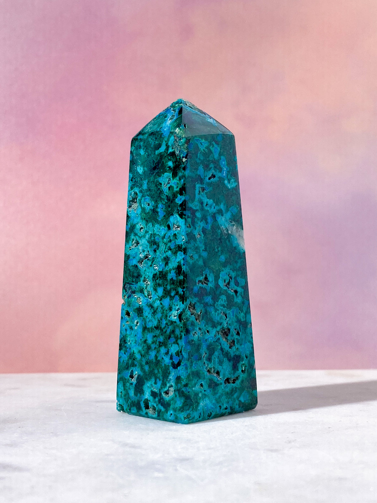 Chrysocolla & Malakit Tårn (Nr. 4)