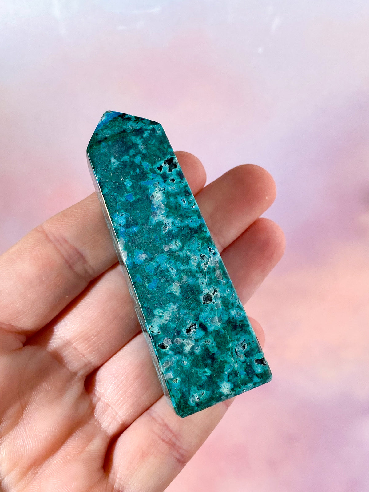 Chrysocolla & Malakit Tårn (Nr. 4)