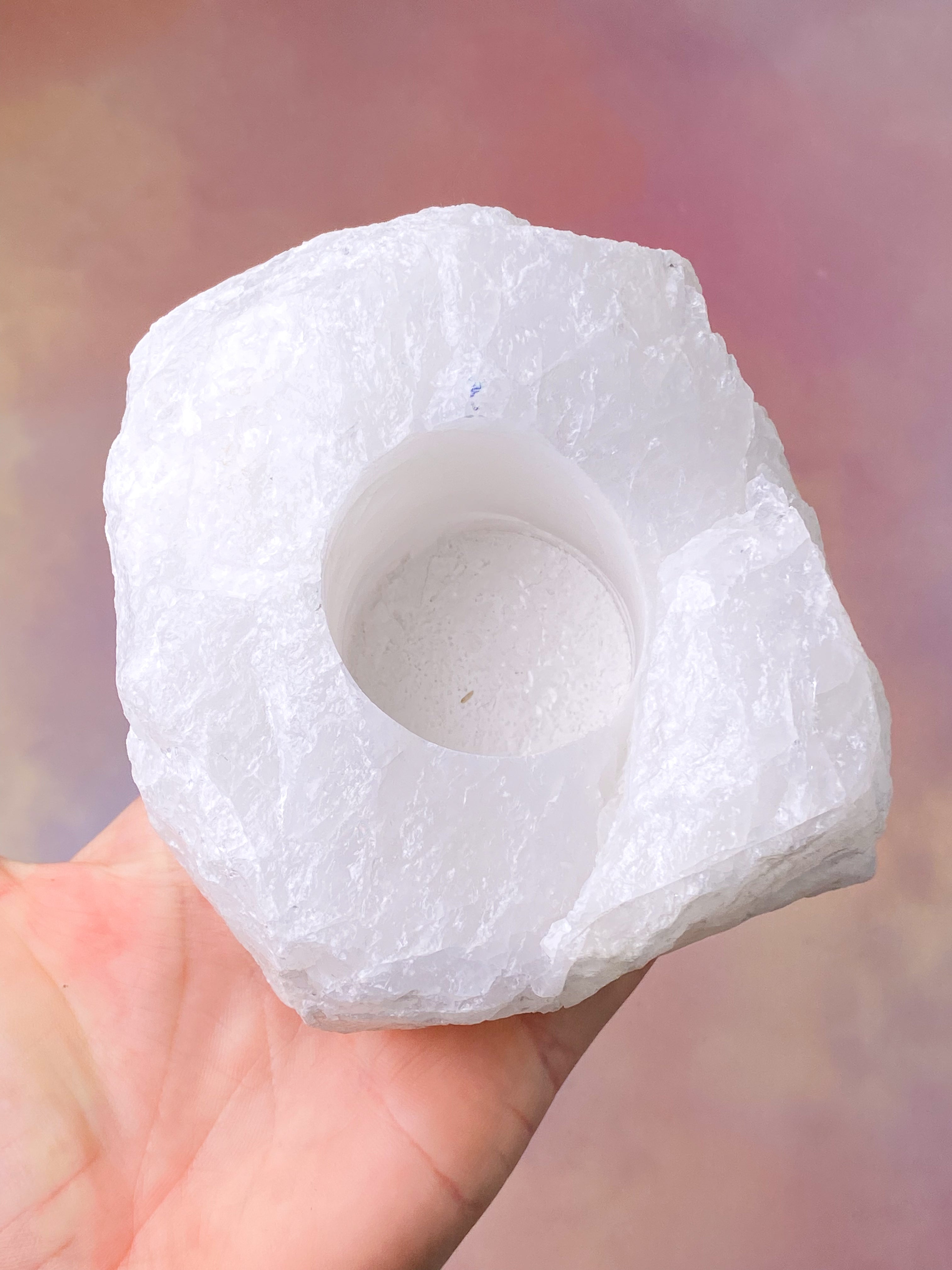 Mountain Crystal Fireface Holder