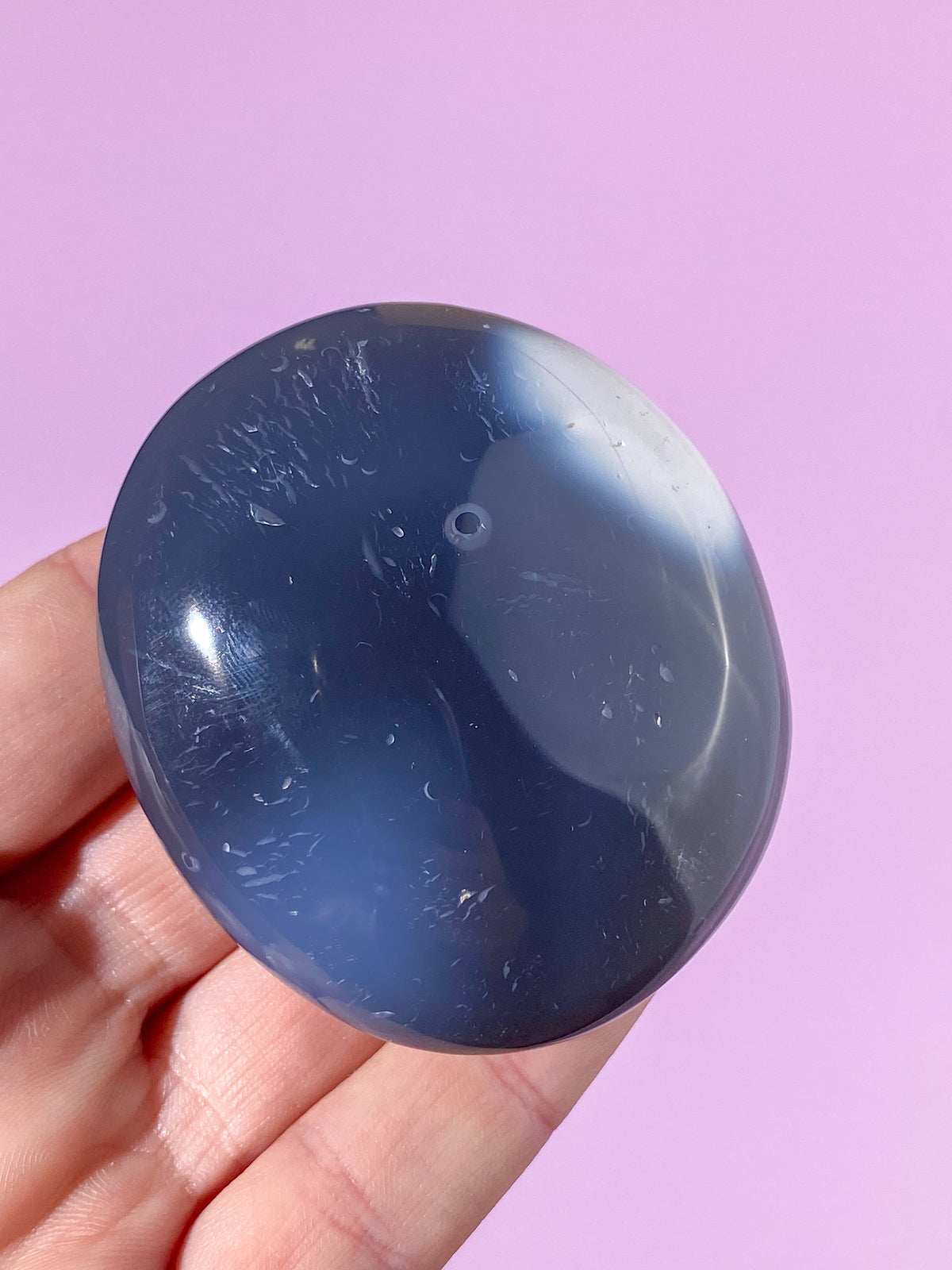 Orca Agat Palmstone (Nr. 9)