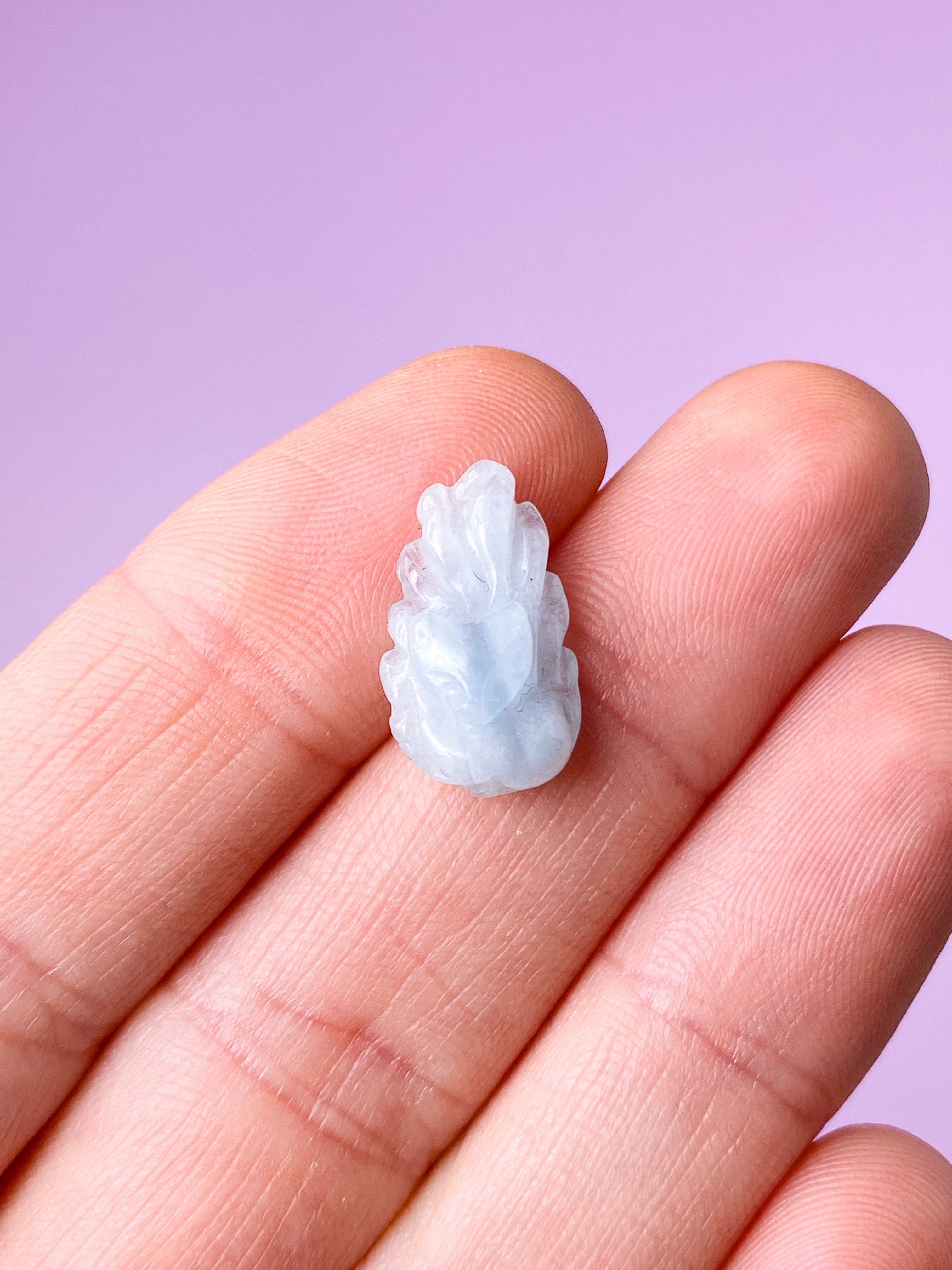 Håndskåret Morganit Ræv (Nr. 9) Eksklusiv Kvalitet