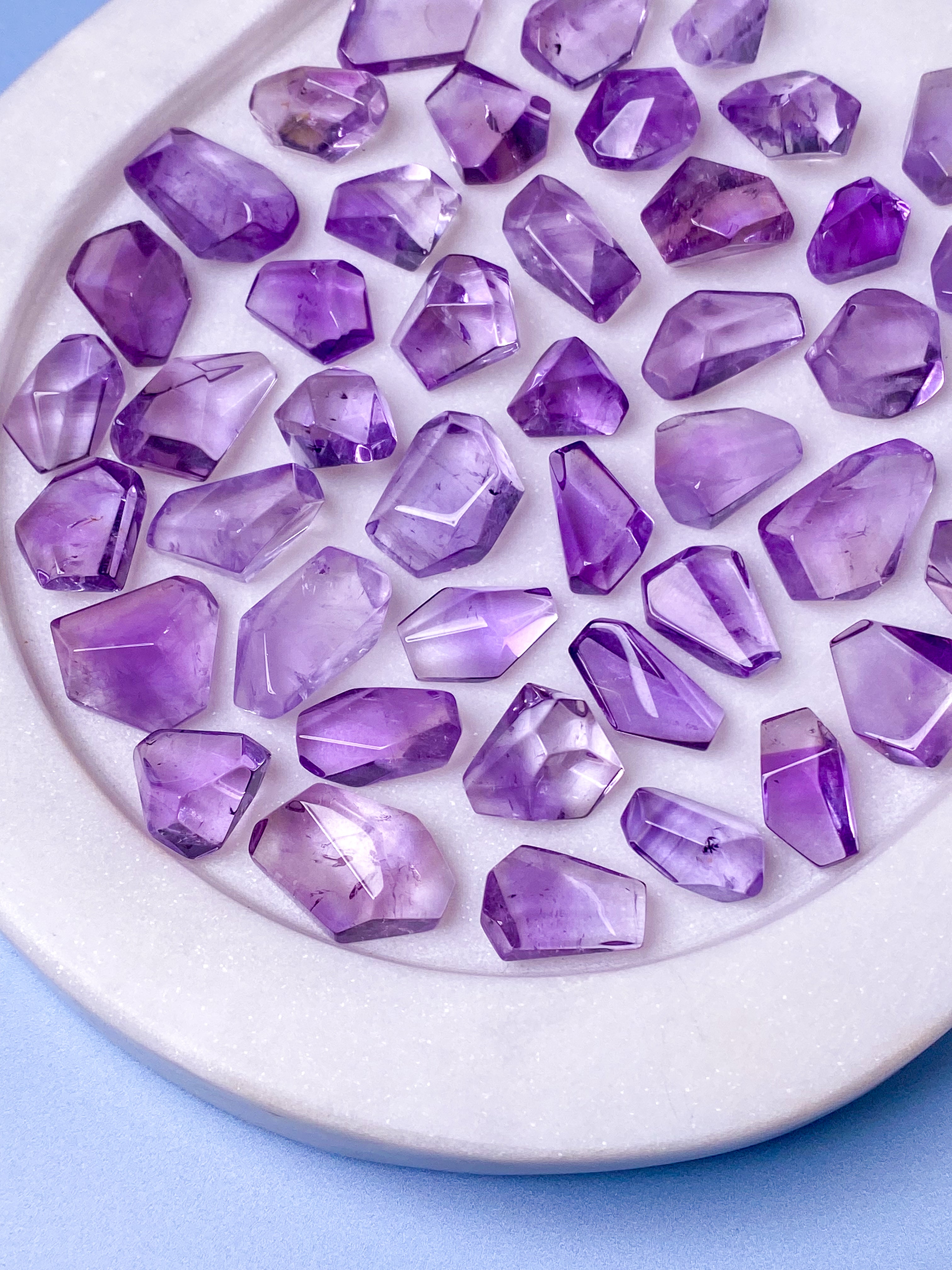 Ametyst Mini Freeform Poleret