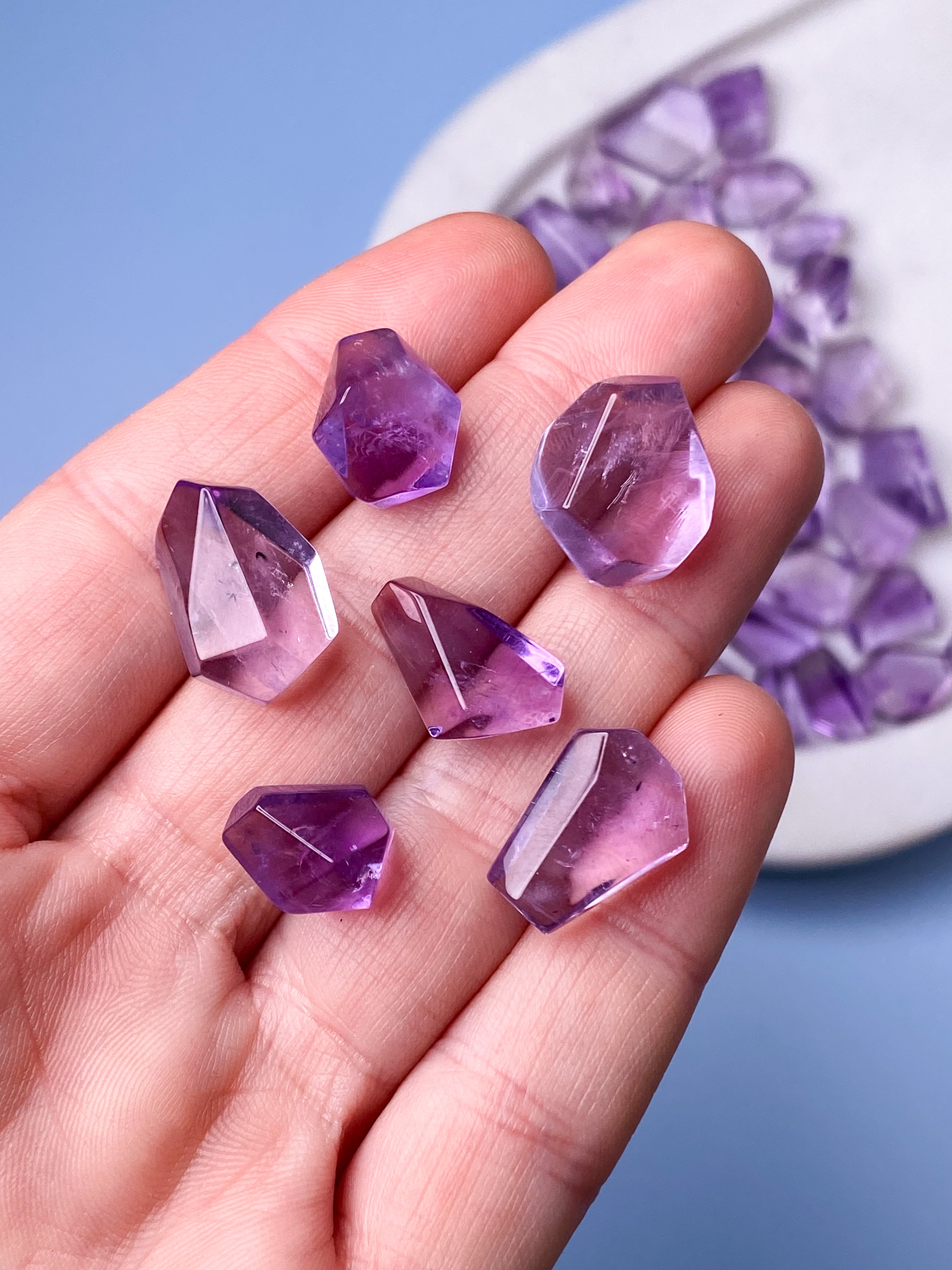 Ametyst Mini Freeform Poleret