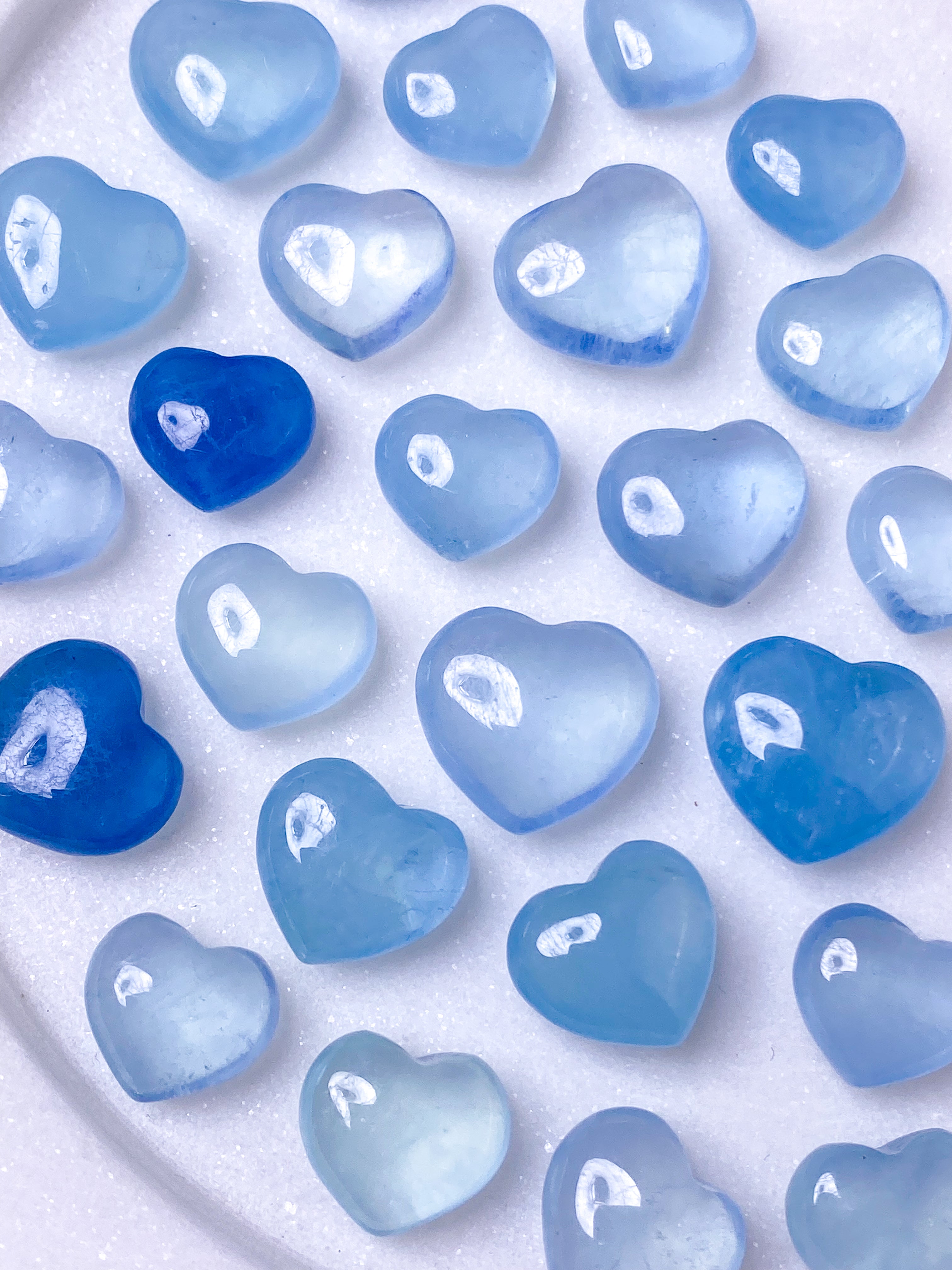 Akvamarin Mini Hjerte