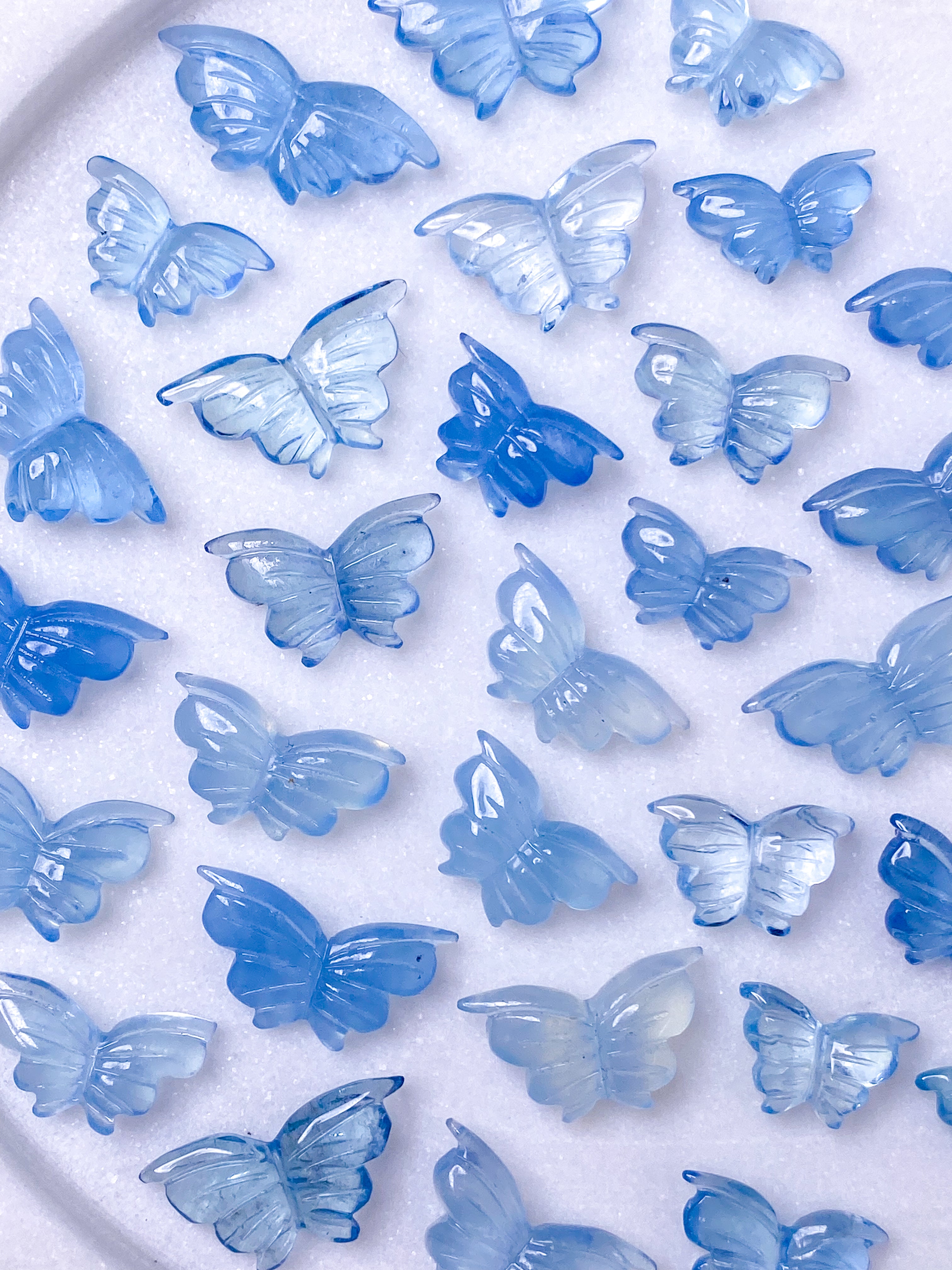 Akvamarin Mini Sommerfugl