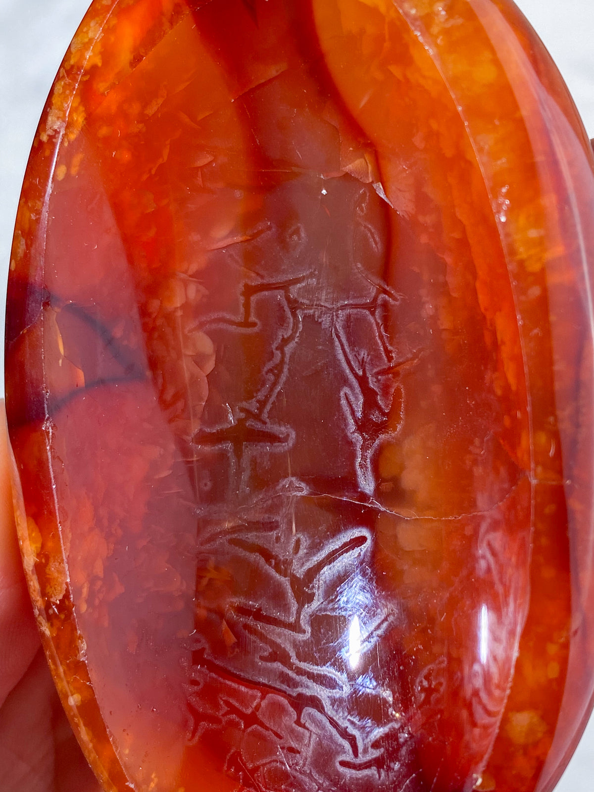 Carnelian Jewelry Dish (No. 3)