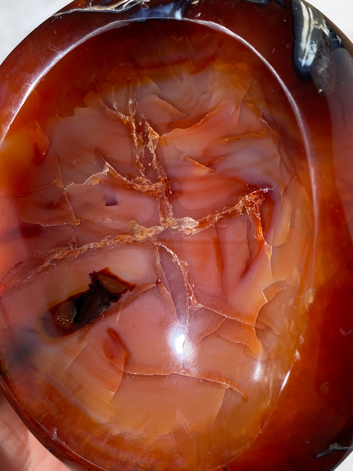 Carnelian Jewelry Dish (No. 5)