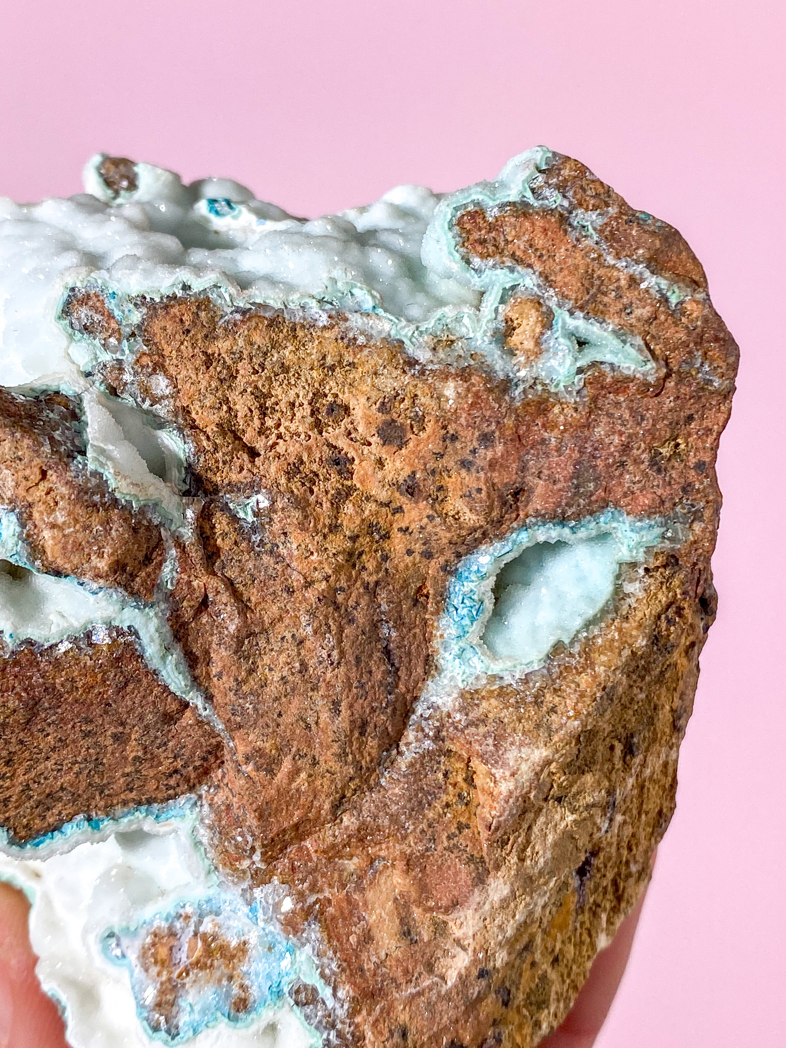 Druzy Hvid Smithsonit Klynge (Nr. 2)