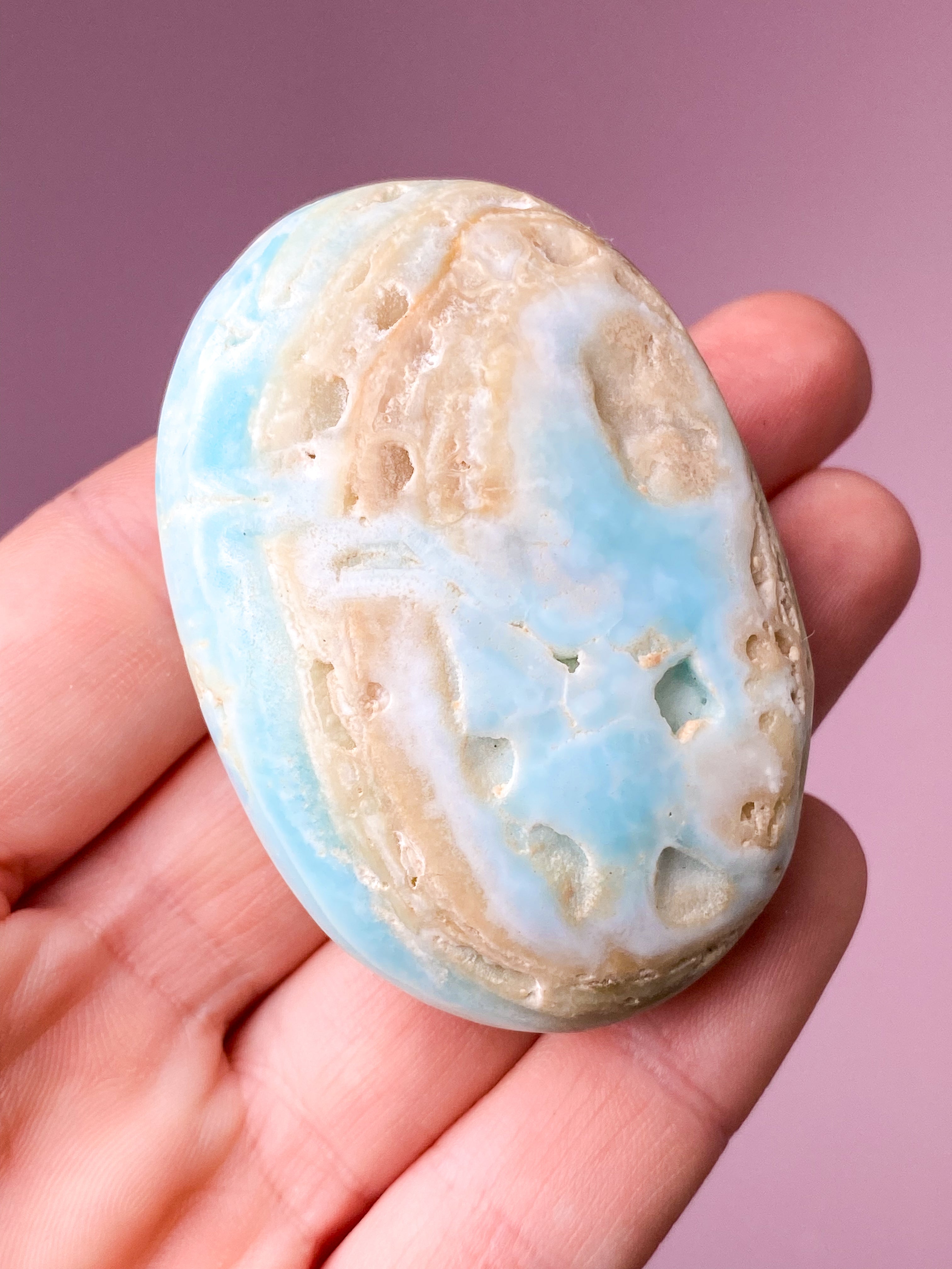Karibien Calcit Palmstone (nr 1)