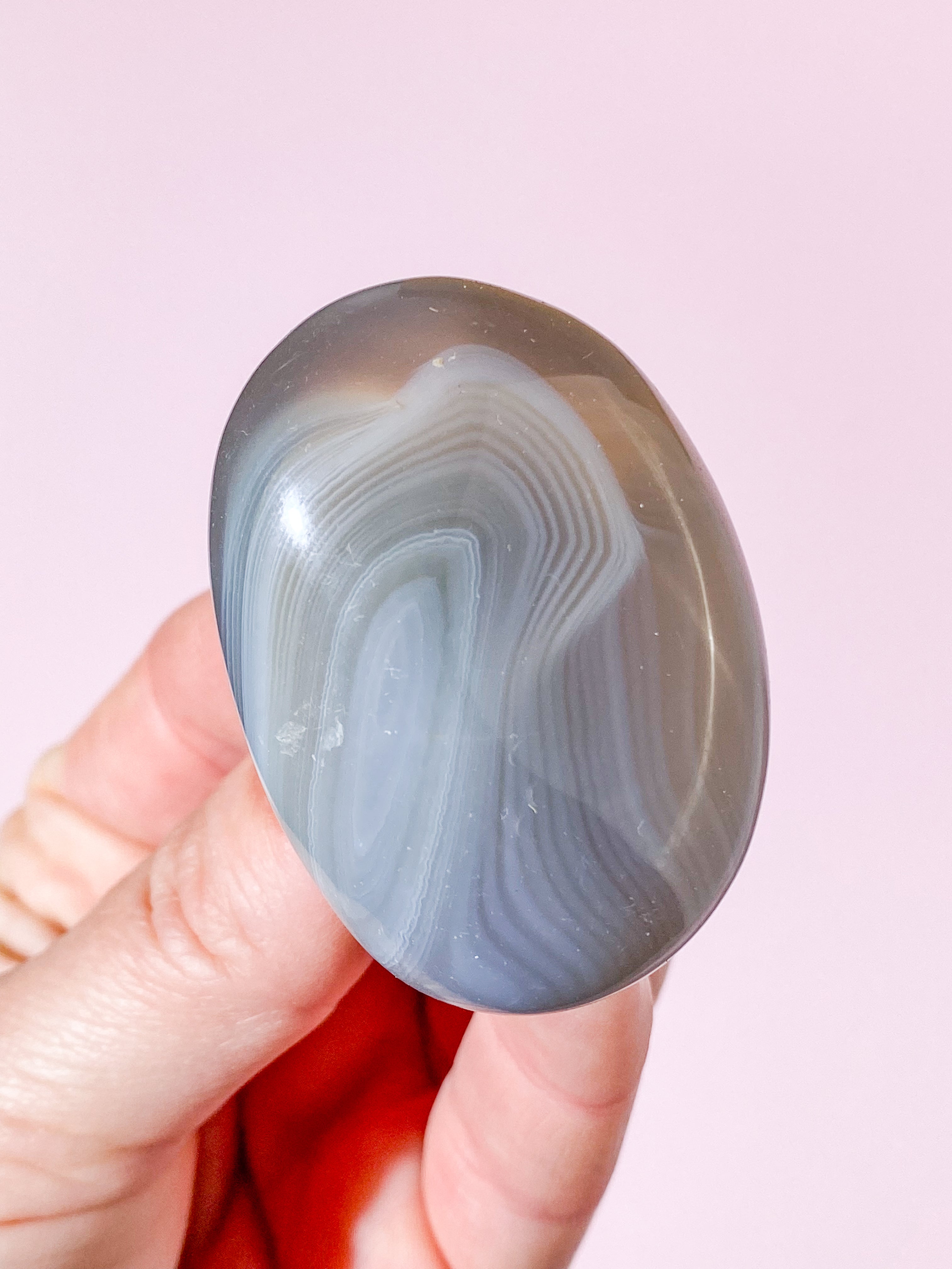 Naturlig Agat Palmsten (Nr. 11)