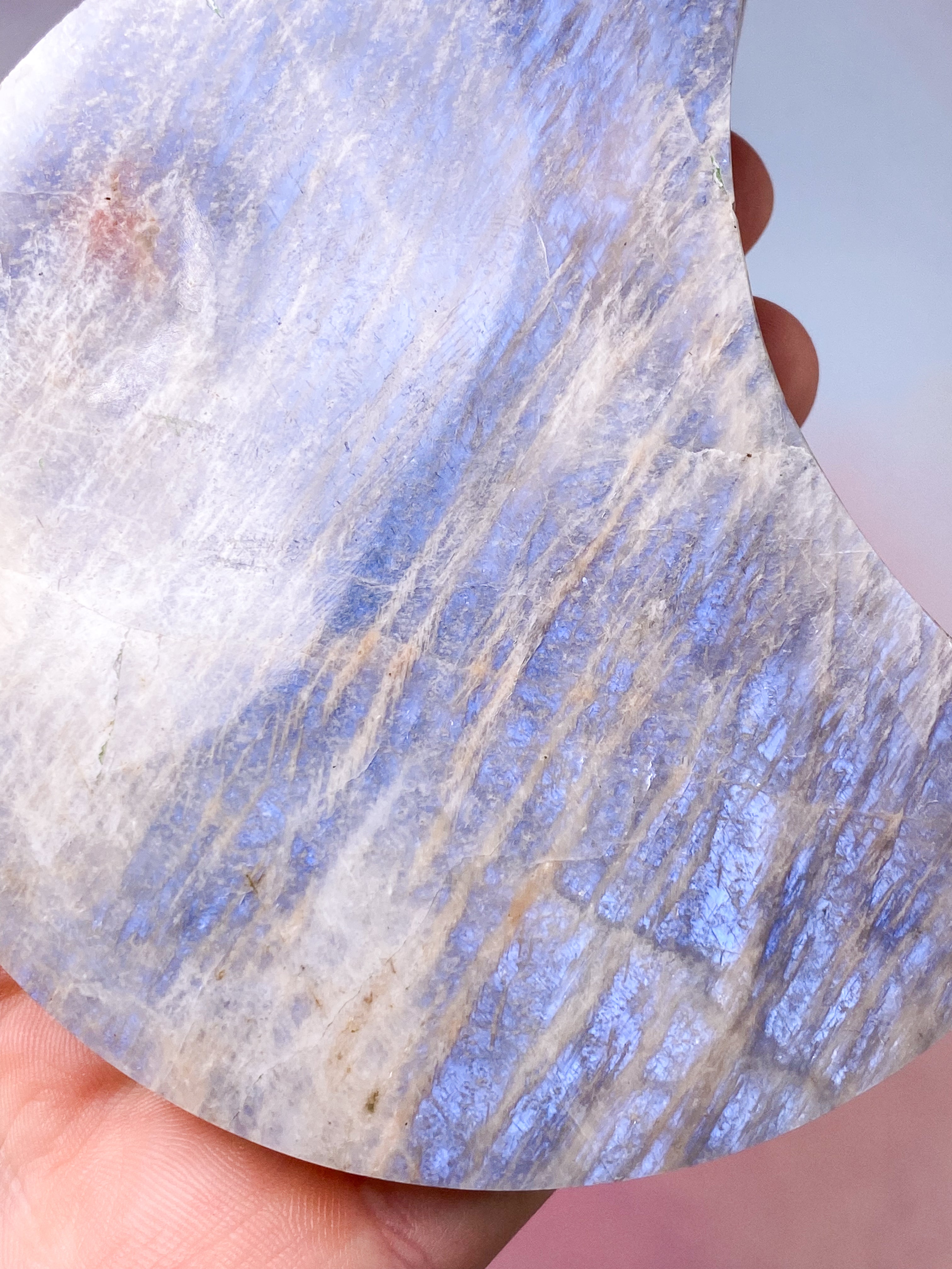 Rainbow Moonstone Palmstone