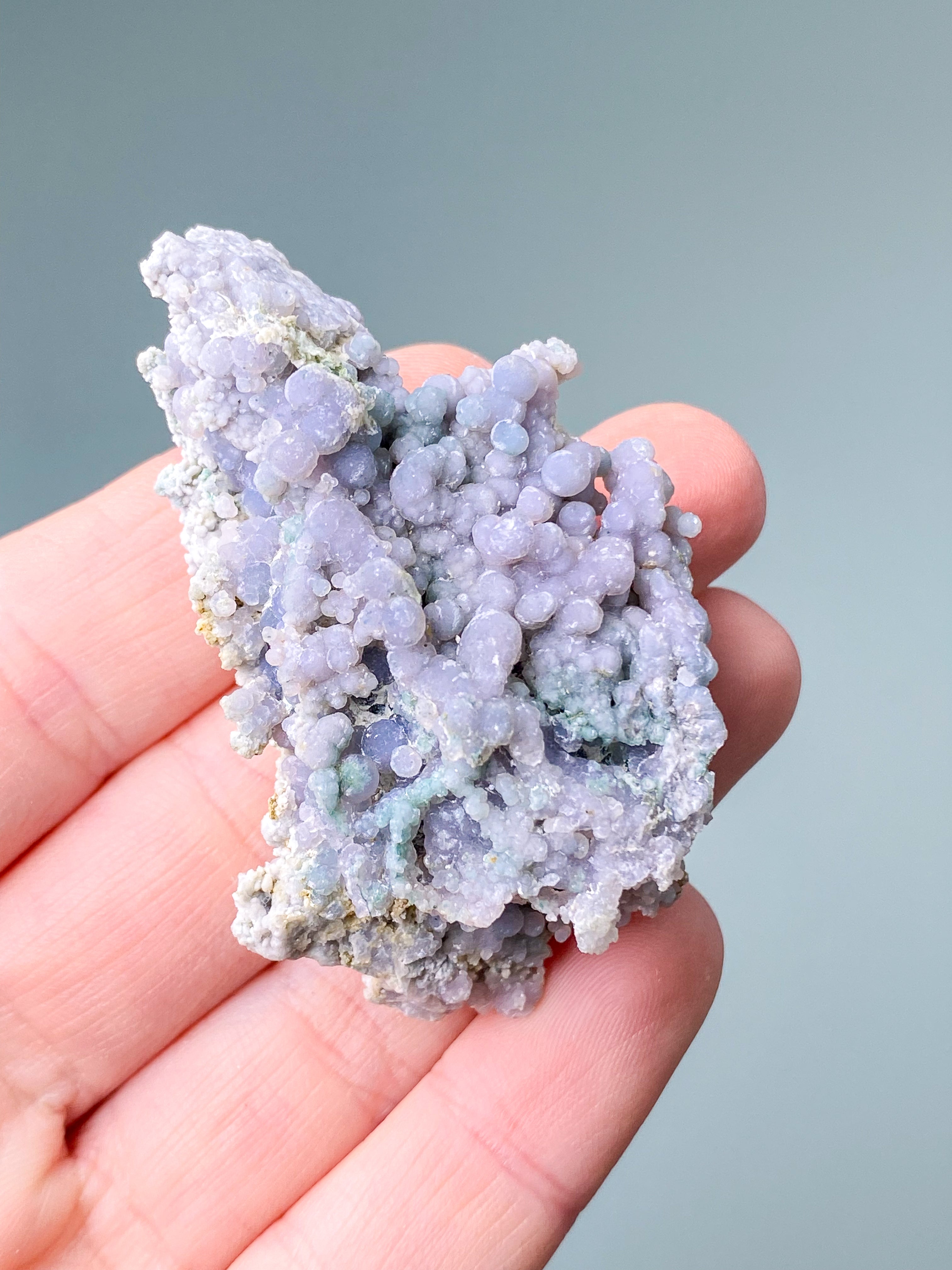 Grøn Grape Agat Klynge (Nr. 59)