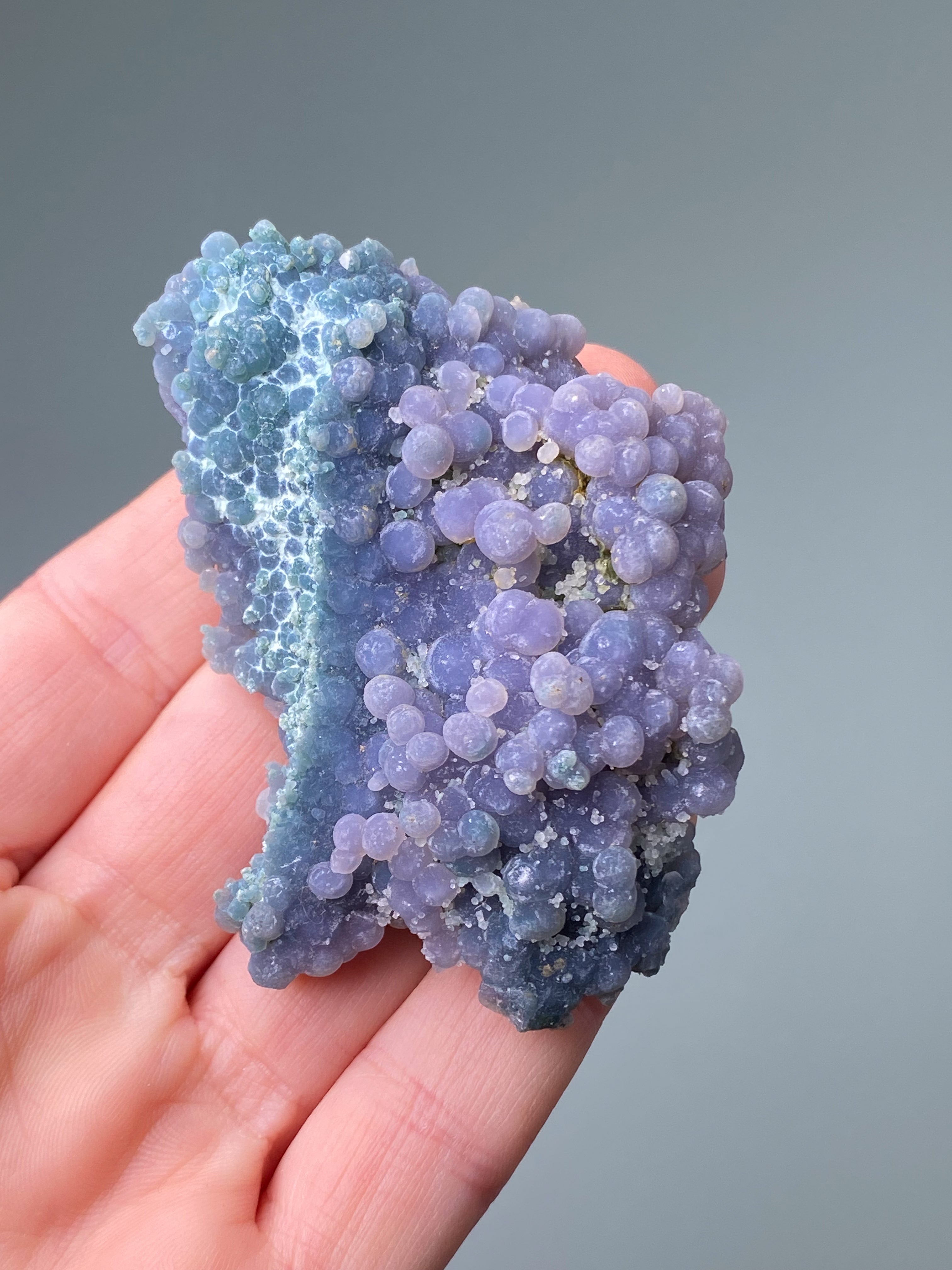 Grøn Grape Agat Klynge (Nr. 62)