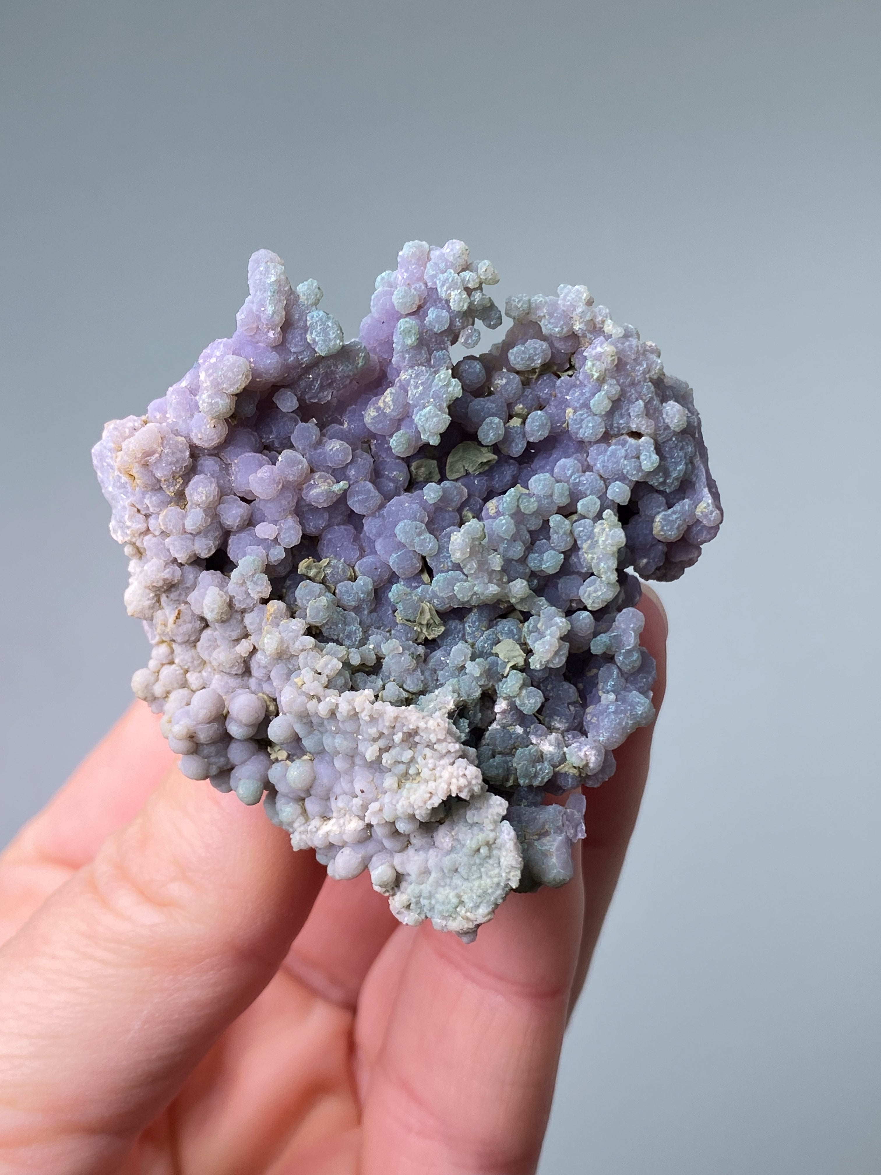 Grøn Grape Agat Klynge (Nr. 71)