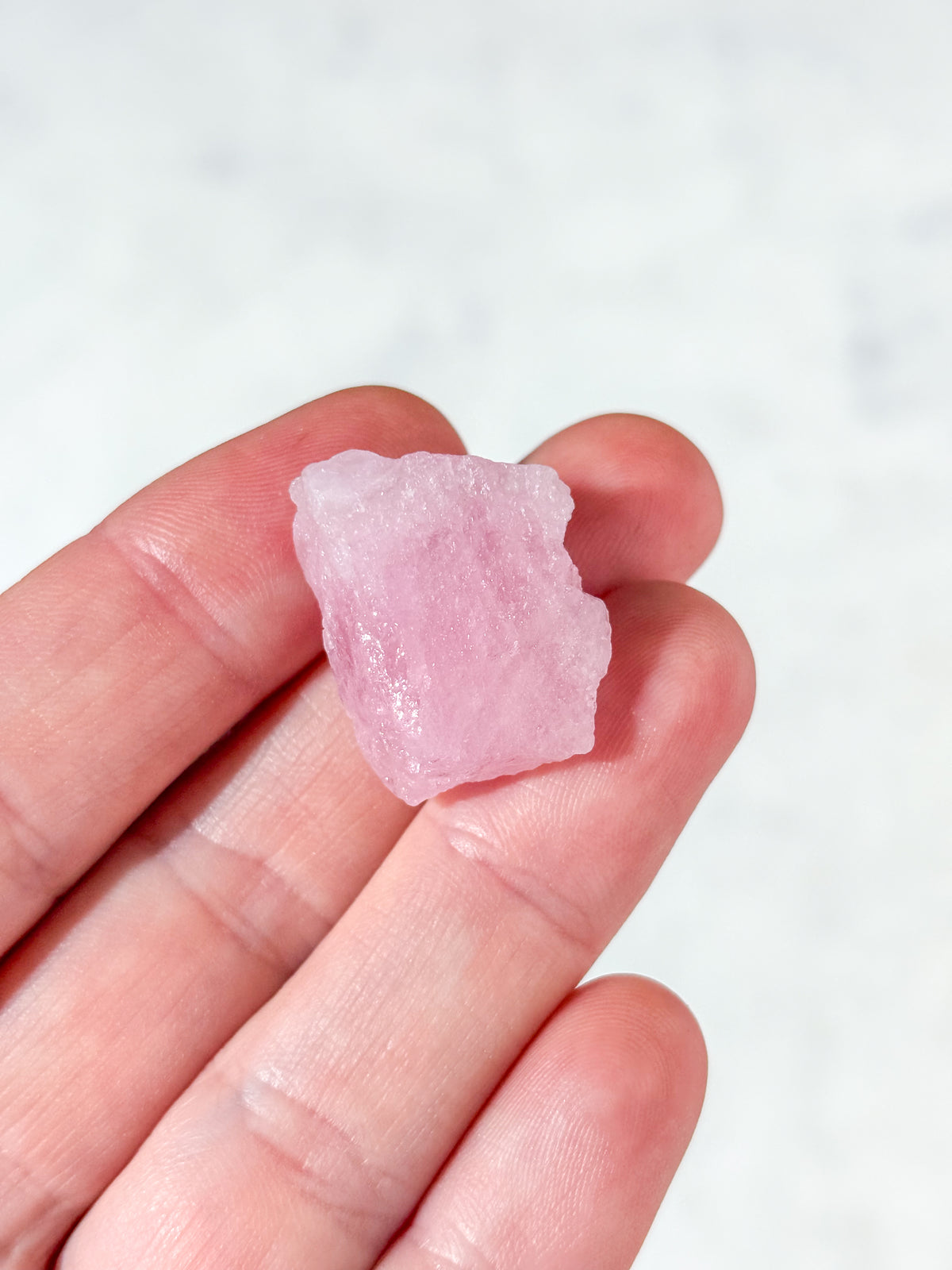 Rå Pink Morganit (Nr. 2)