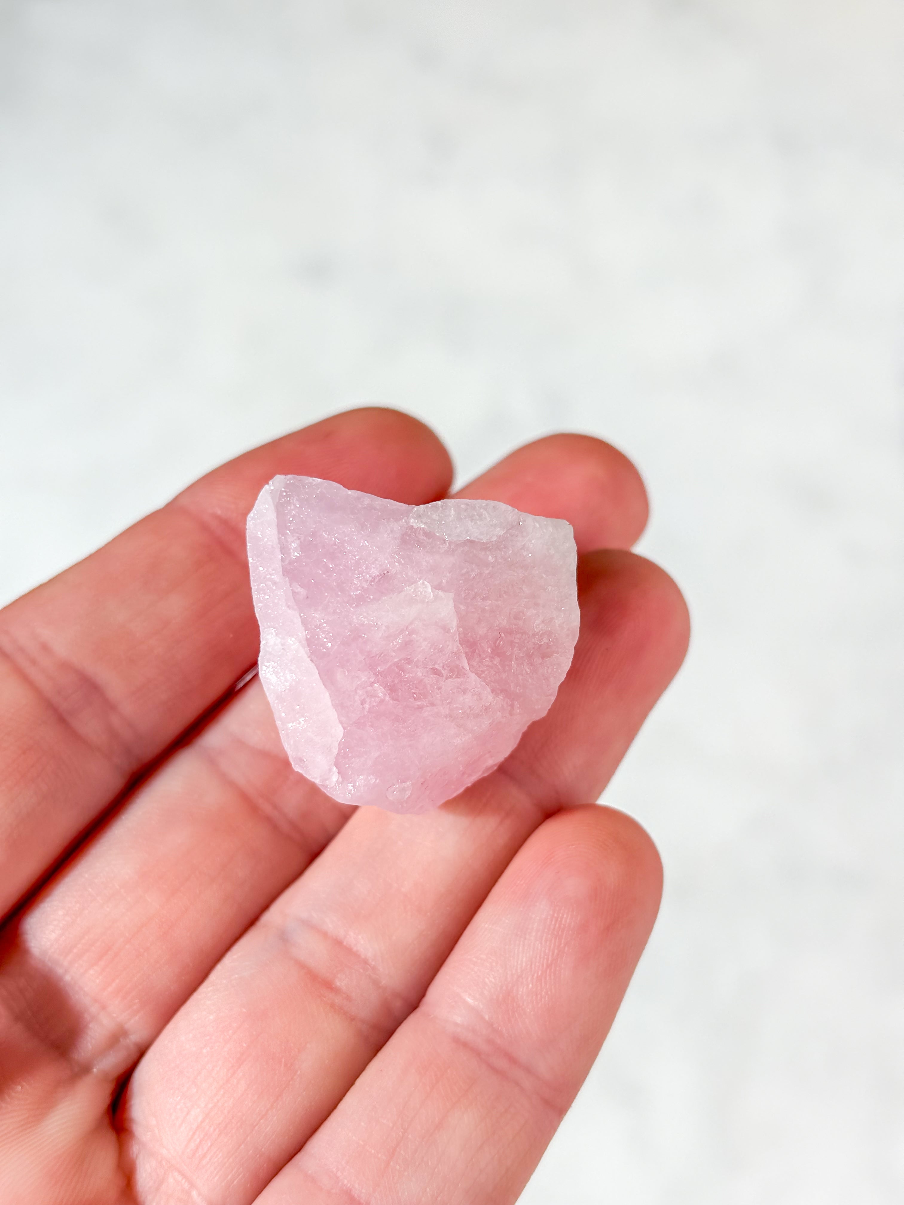 Rå Pink Morganit (Nr. 5)