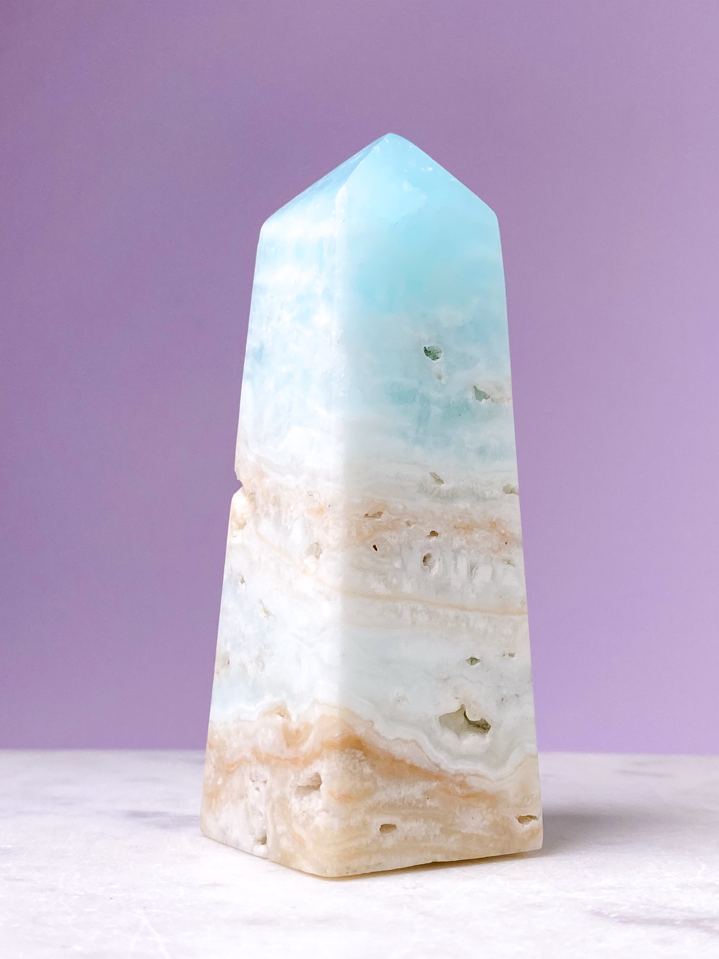 Karibien Calcit Palmstone (nr 1)