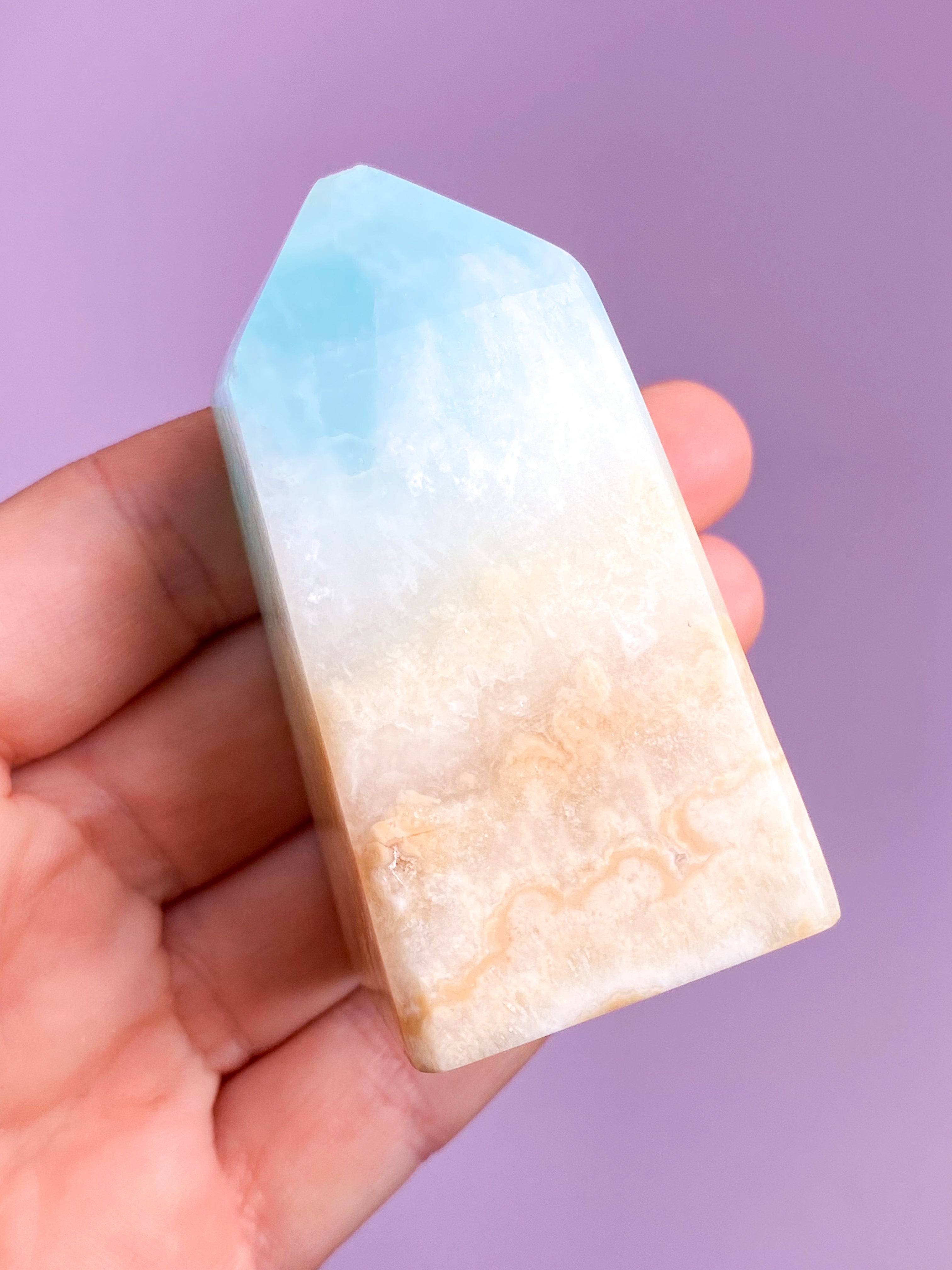 Karibien Calcit Palmstone (nr 1)
